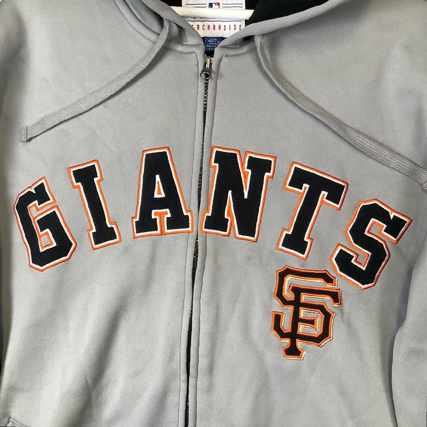 MLB MLB Giants Jacket Full Zip Baseball Gray L Mens Size US L / EU 52-54 / 3 - 3 Thumbnail