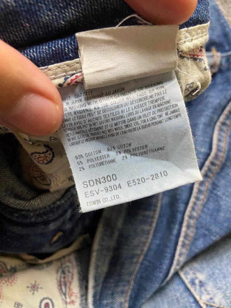 Japanese Brand Edwin + SomethingNeoJean Skinny Cut Jeans (175) Size US 31 - 5 Thumbnail