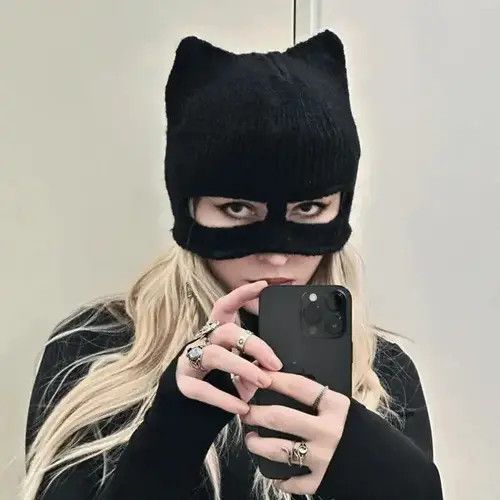 Japanese Brand Hand Knitting Bat Hat Size ONE SIZE - 4 Thumbnail
