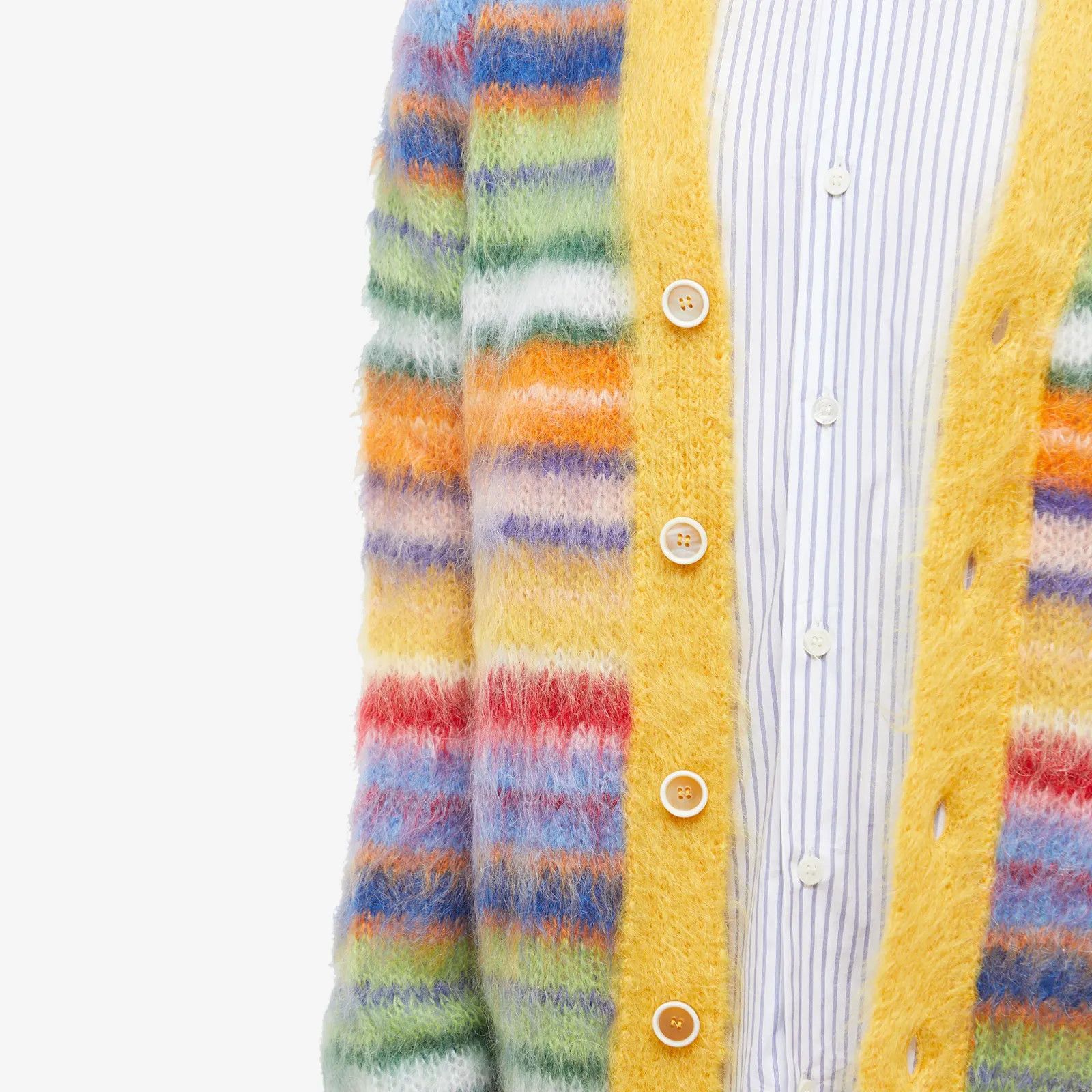 Marni MARNI STRIPED MOHAIR CARDIGAN F/W 2023 SIZE IT 52/US L-XL Size US L / EU 52-54 / 3 - 5 Thumbnail