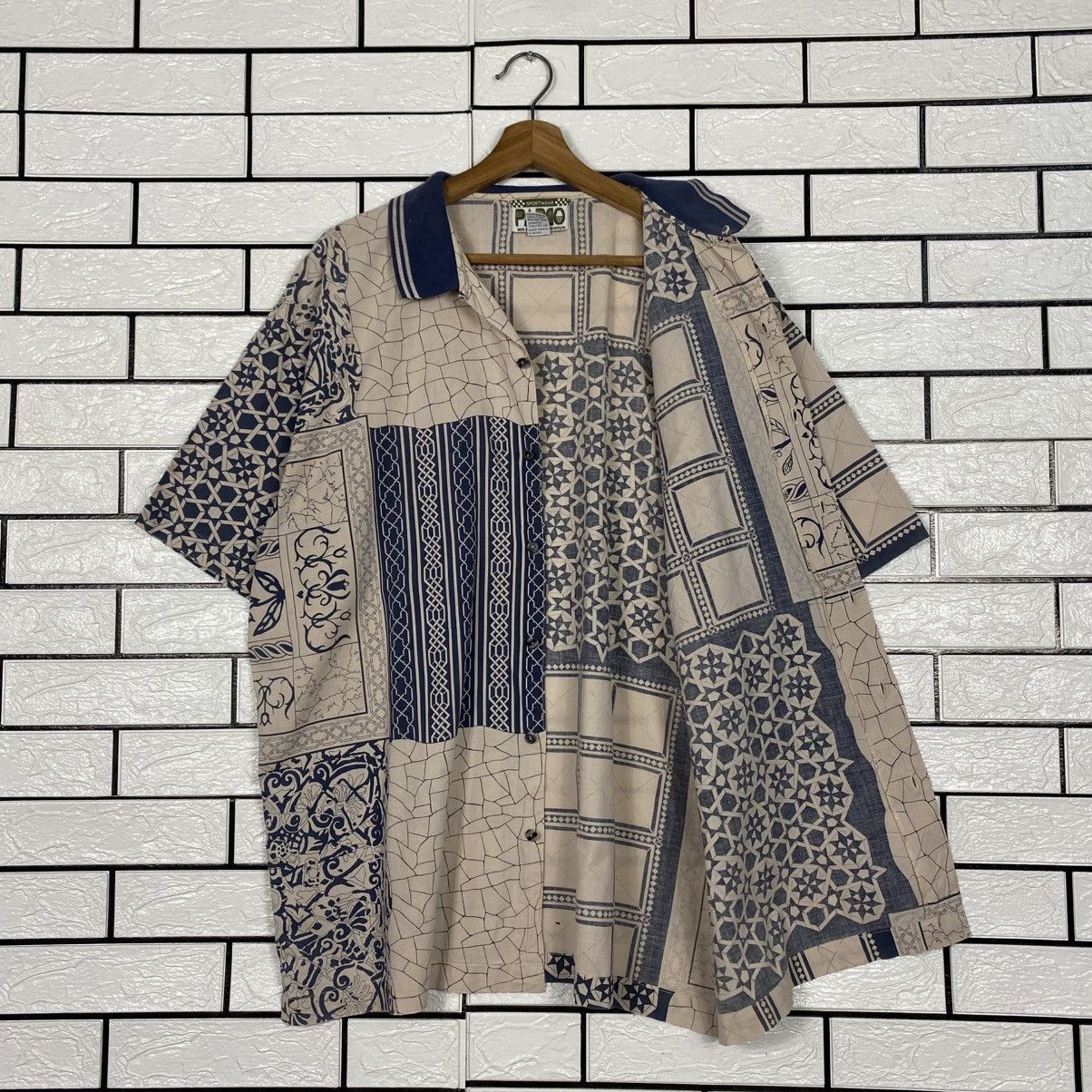 Japanese Brand Sportswear Parco Shirt Button Jacket Navajo Full Print Size US L / EU 52-54 / 3 - 12 Thumbnail