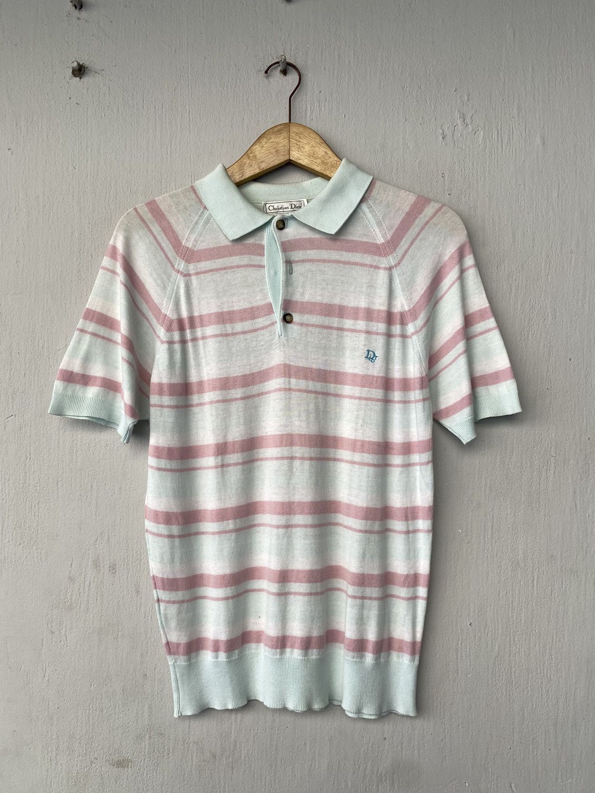 Dior Vintage Dior Polo Shirt Size S / US 4 / IT 40 - 1 Thumbnail