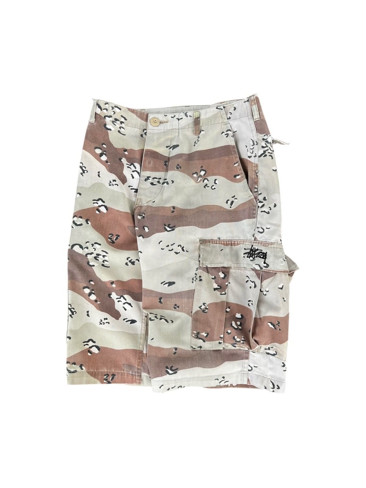 早期完売★Stussy★CARGO SHORT RIPSTOP ショートパンツ CAMO Stussy Cargo Short Ripstop Sand Camo – LESS 17