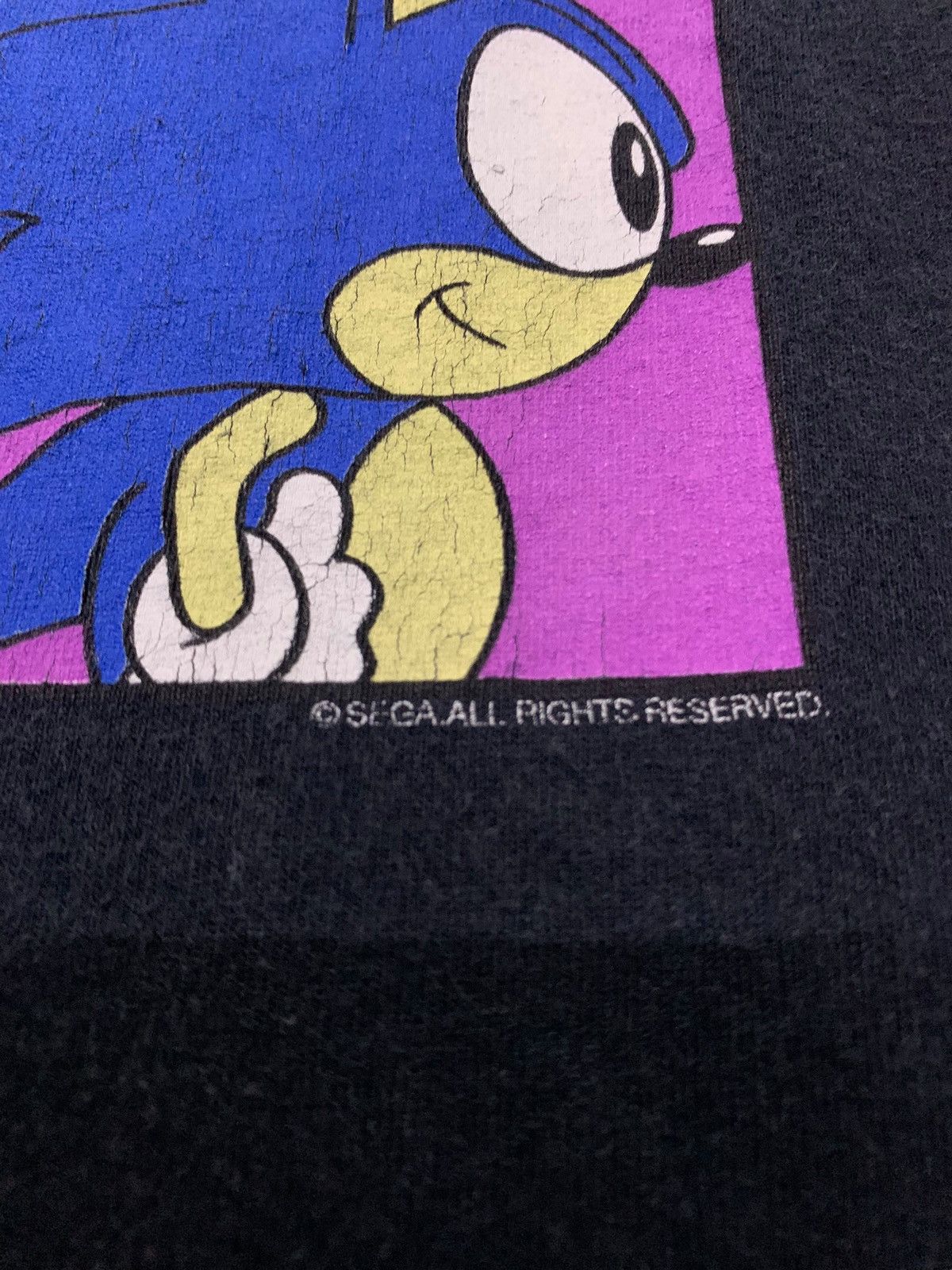 Nintendo Vintage Y2k Sonic Sega Emoji Potrait Movie Tee Size US L / EU 52-54 / 3 - 4 Thumbnail