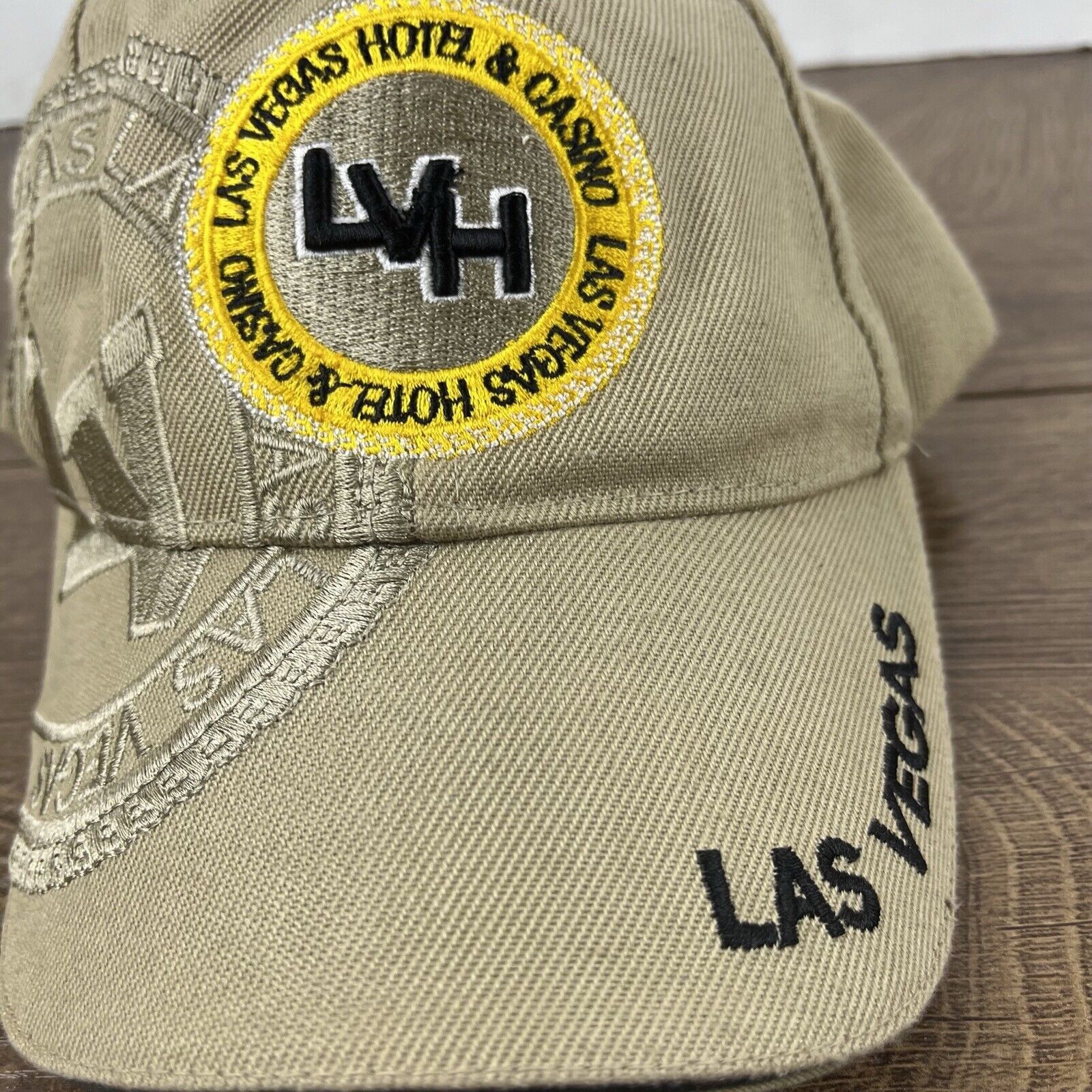 Other Las Vegas Hotel & Casino Hat Adjustable Hat Tan Hat Adjustab Size ONE SIZE - 7 Thumbnail