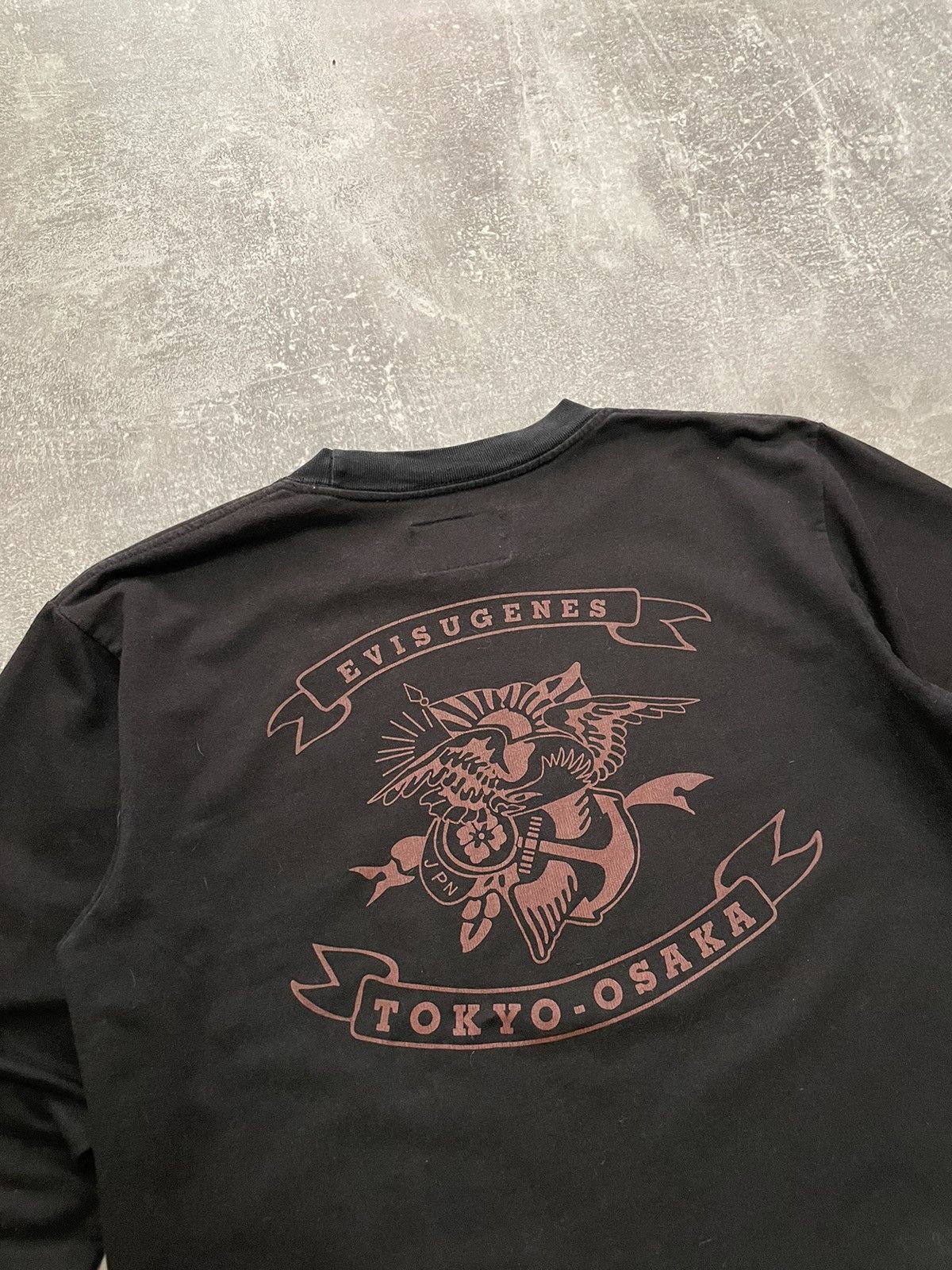 Evisu × Japanese Brand × Vintage Vintage Evisu Sweatshirt Crewnek Rare Size US XL / EU 56 / 4 - 7 Thumbnail