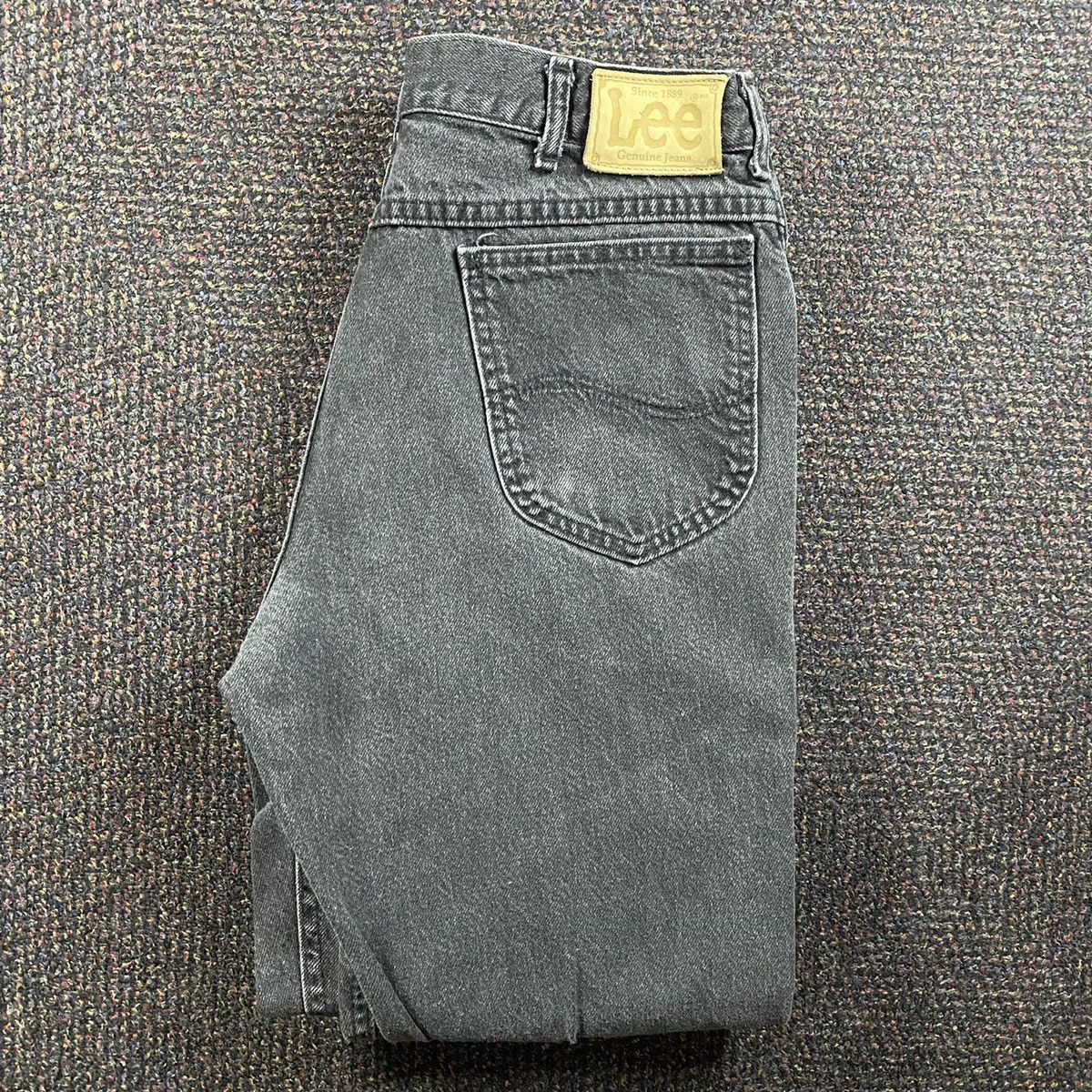 Lee × Vintage Vintage 1190s Black Lee Jeans Size US 30 / EU 46 - 1 Thumbnail