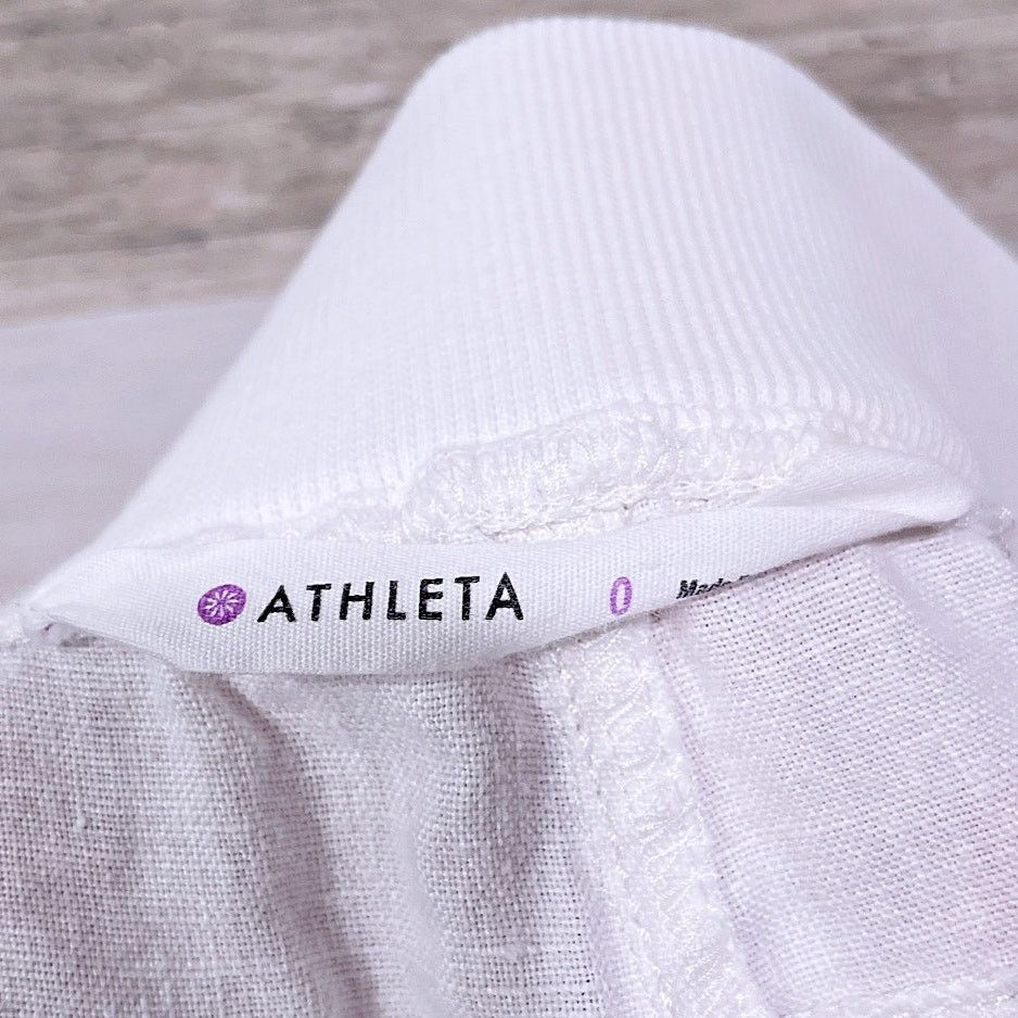 Athleta Athleta Linen Creston Midi Shorts White Pull On Womens 0 Size 25" / US 0 / IT 36 - 3 Thumbnail