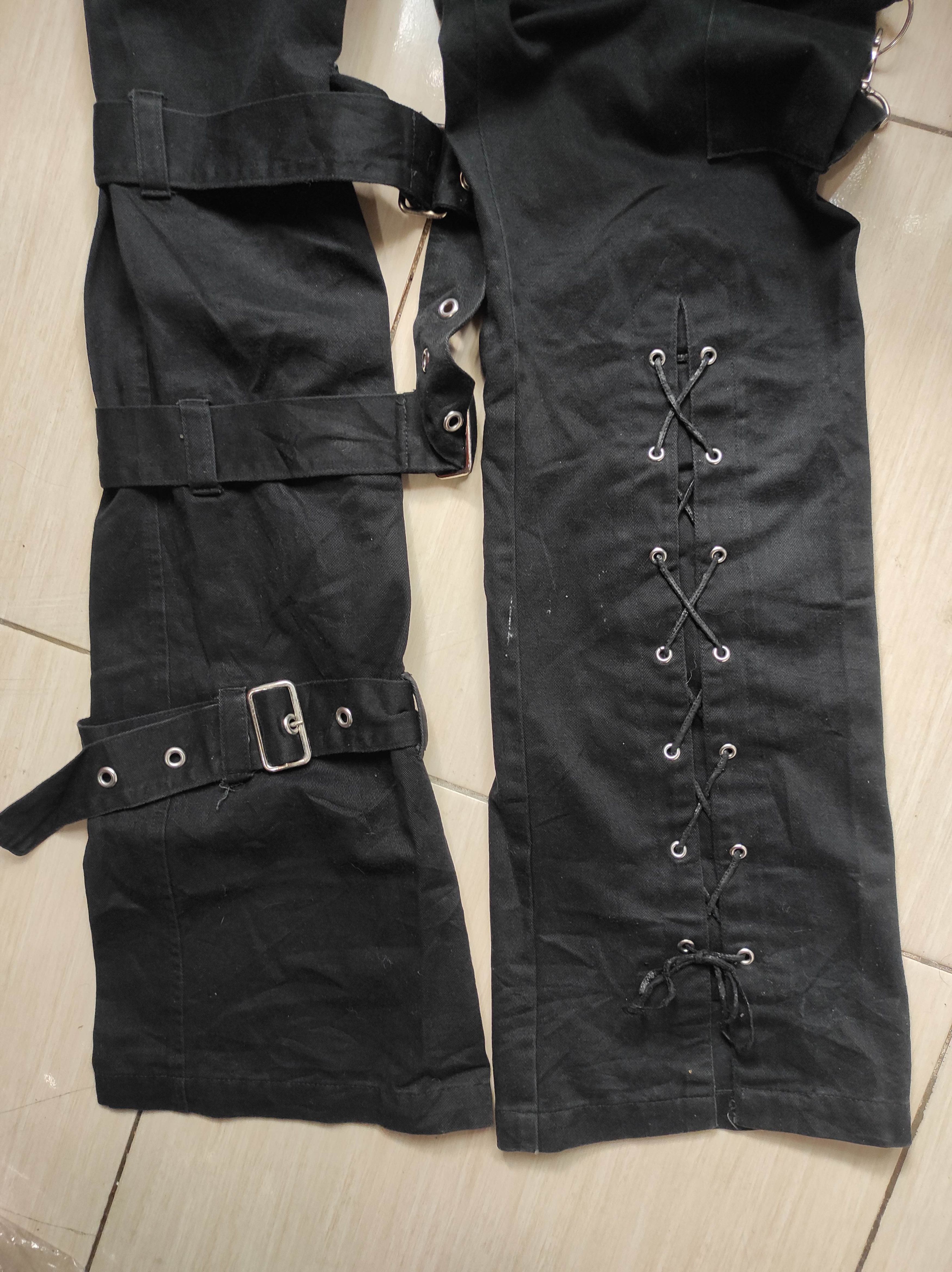 14th Addiction Secret Agents - Multilace Bondage Flared Pants Size US 28 / EU 44 - 7 Thumbnail