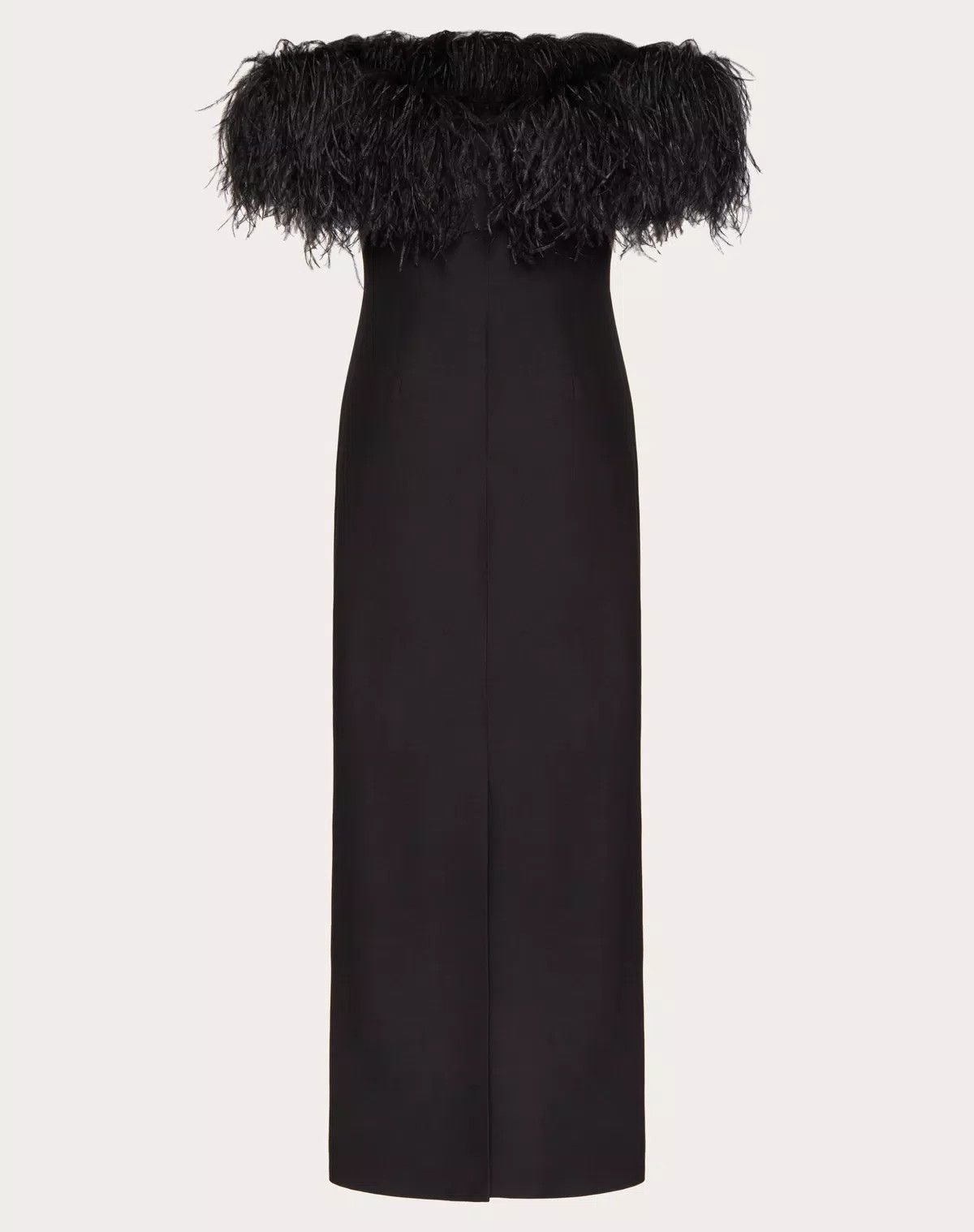 Valentino o1s1wg110625 Embrodiered Crepe Couture Dress in Black Size S / US 4 / IT 40 - 2 Thumbnail
