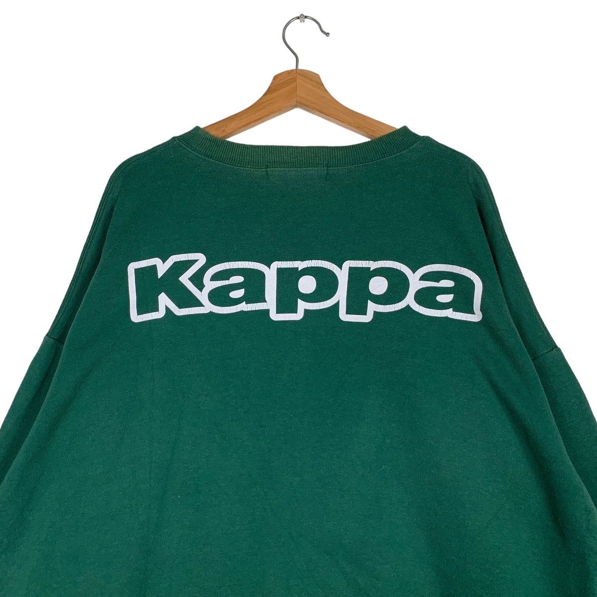 Kappa KAPPA Embroidery Center Logo & Big Logo Sweatshirt #0712-C33 Size US XL / EU 56 / 4 - 9 Thumbnail