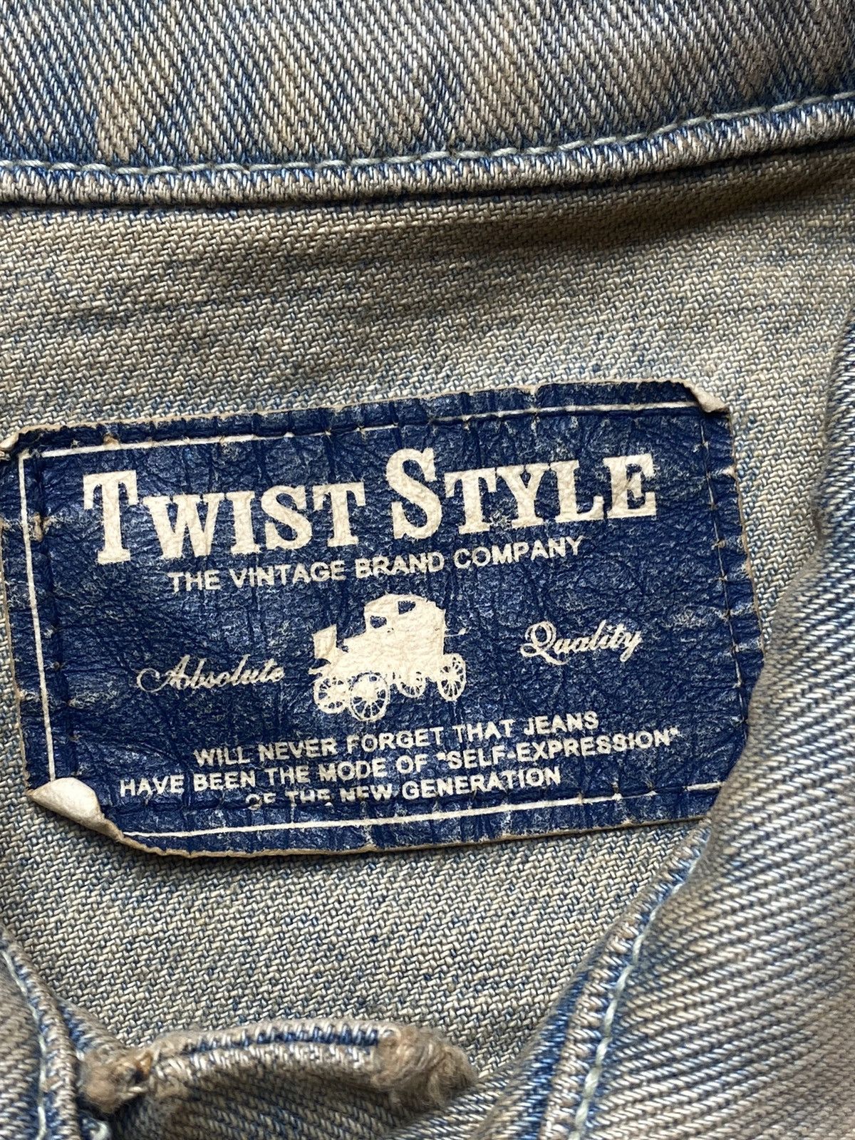 If Six Was Nine 1990s Twist - Mud Wash Denim Jacket Size US M / EU 48-50 / 2 - 10 Thumbnail