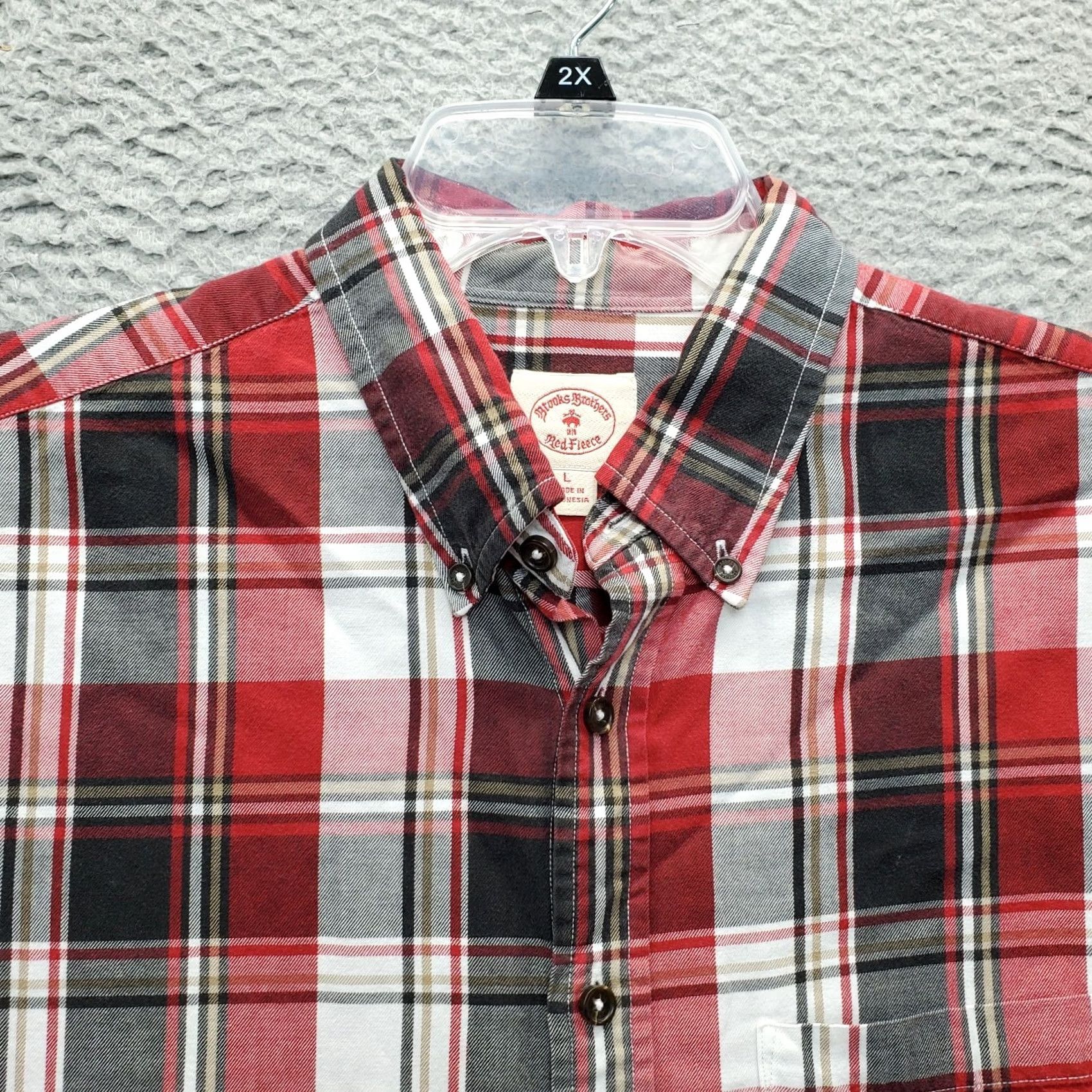 Brooks Brothers Brooks Brothers Button-Down Shirt Men L Multi Plaid Flannel Long Sleeve Collared Size US L / EU 52-54 / 3 - 4 Thumbnail