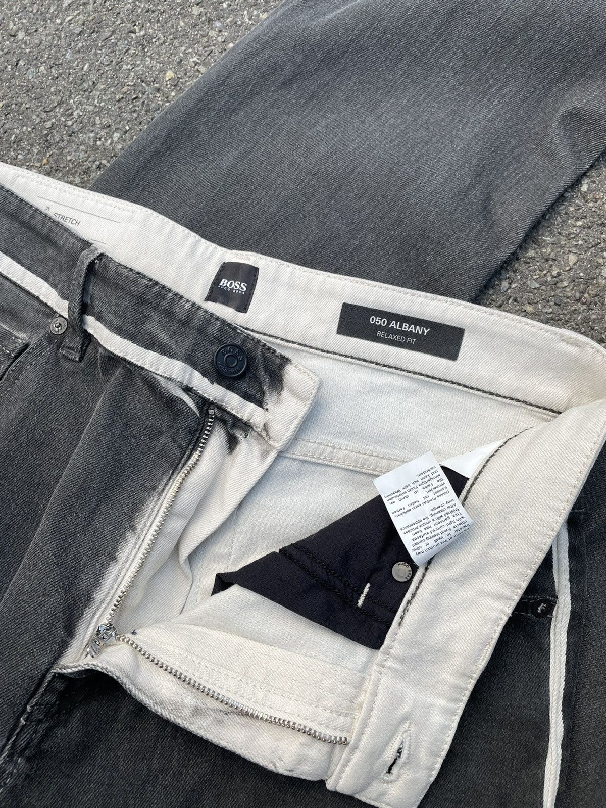 Hugo Boss Hugo Boss 050 Albany Relaxed Fit Faded Stylish Jeans Size US 30 / EU 46 - 7 Thumbnail