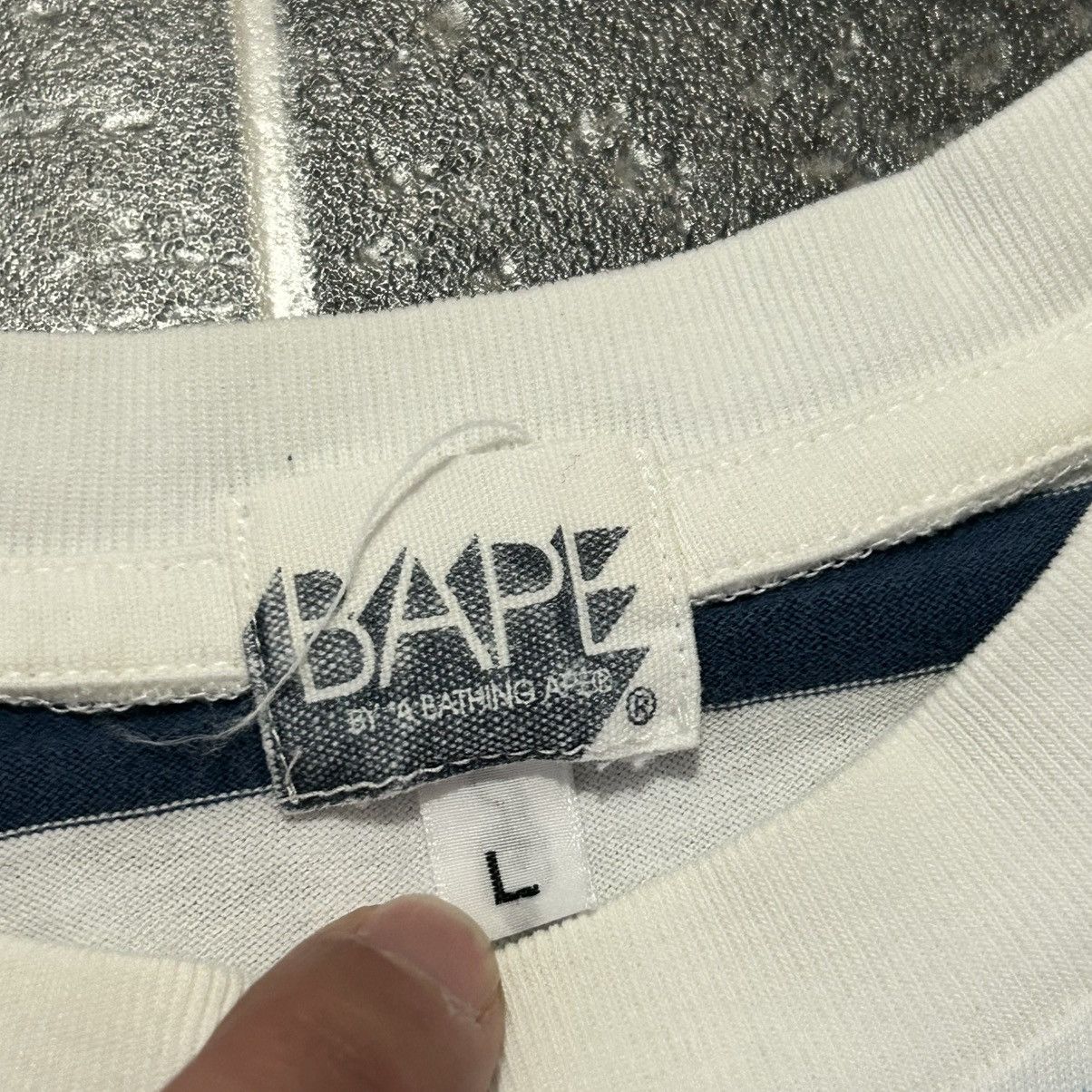 Bape OG Bape Striped College Logo Long Sleeve Size US L / EU 52-54 / 3 - 5 Thumbnail