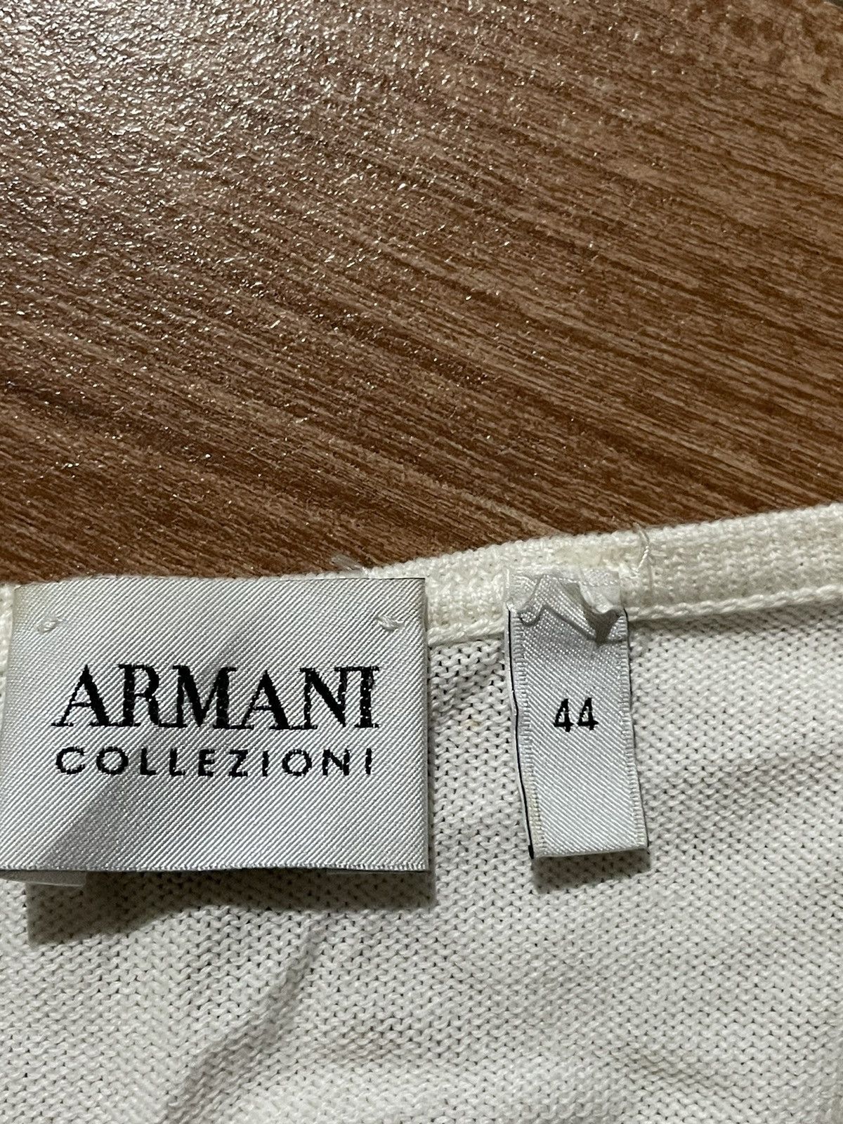 Armani Collezioni Armani Collezioni White Cardigan Size M / US 6-8 / IT 42-44 - 4 Thumbnail