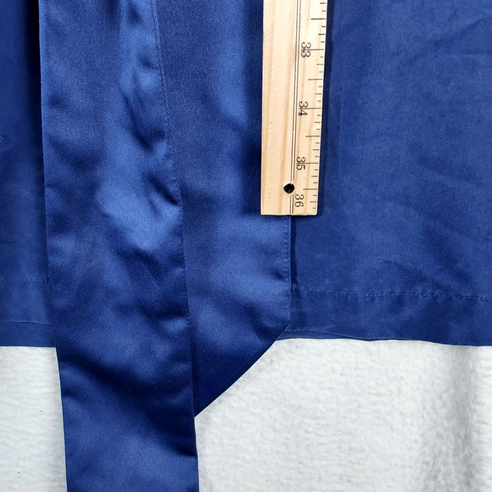 Loft LOFT Ann Taylor Womens Shirt Dress Size 14 Belted Wrap Blue Size XL / US 12-14 / IT 48-50 - 4 Thumbnail