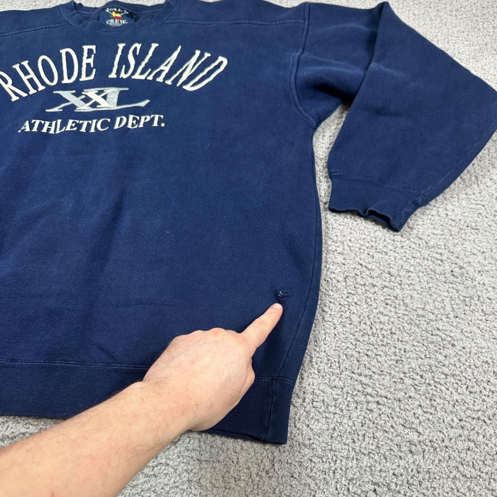 Galt Crew Galt Crew Rhode Island Athletic Dept Sweatshirt Navy Blue Size US XXL / EU 58 / 5 - 5 Thumbnail