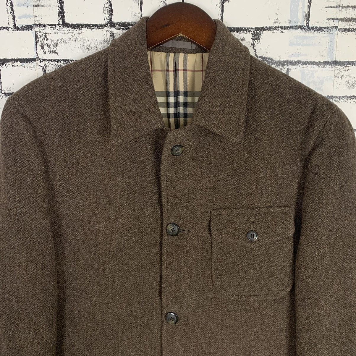 Burberry × Vintage Luxury Brand Burberry Nova Check Wool Jacket Size US M / EU 48-50 / 2 - 2 Thumbnail