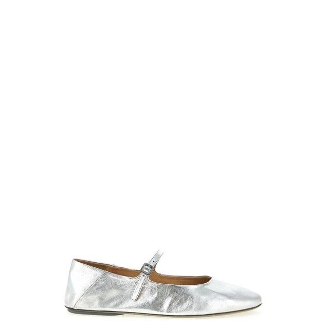 Marsell Strascico Silver Ballerina Flats New & Authentic (Wo