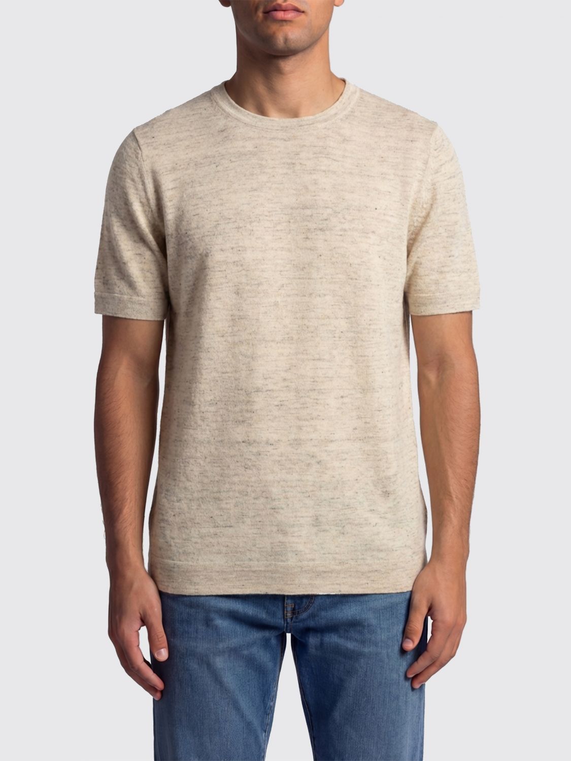 Brunello Cucinelli Brunello Cucinelli T-Shirt Men Beige Size US S / EU 44-46 / 1 - 1 Thumbnail