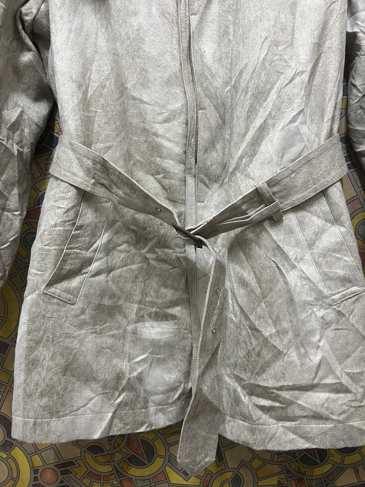 Tornado Mart Tornado Mart Micro Suede Trench Coat Tornado Mart (GJ 35) Size US L / EU 52-54 / 3 - 11 Thumbnail