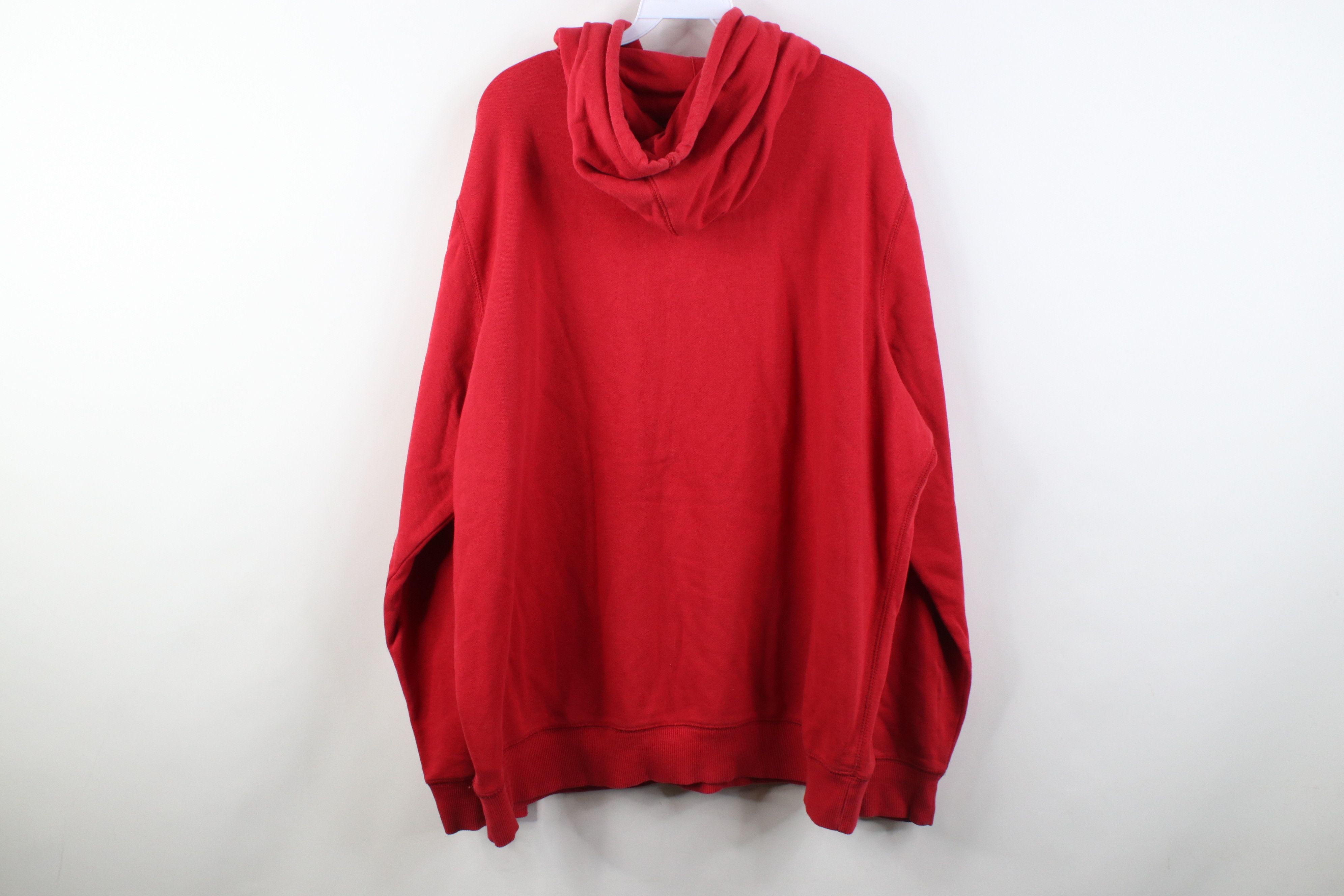 Nike Vintage Y2K Nike Scott Mini Swoosh Hoodie Sweatshirt Red Size US XXL / EU 58 / 5 - 11 Thumbnail