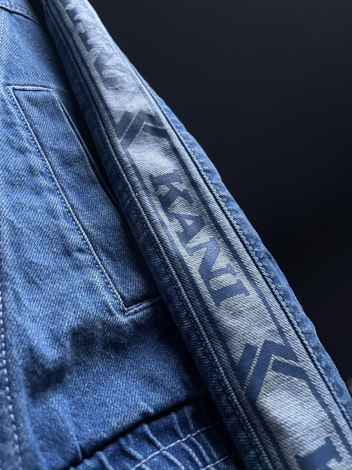 Karl Kani Karl Kani Vintage Cropped Denim Jean Jacket Size L / US 10 / IT 46 - 4 Thumbnail