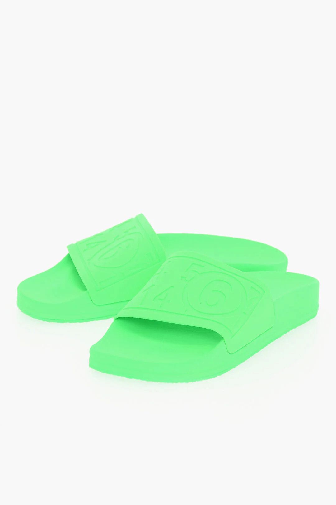 Maison Margiela og1mm0426 Solid-Color Slides in Green Size US 5 / IT 35 - 3 Thumbnail