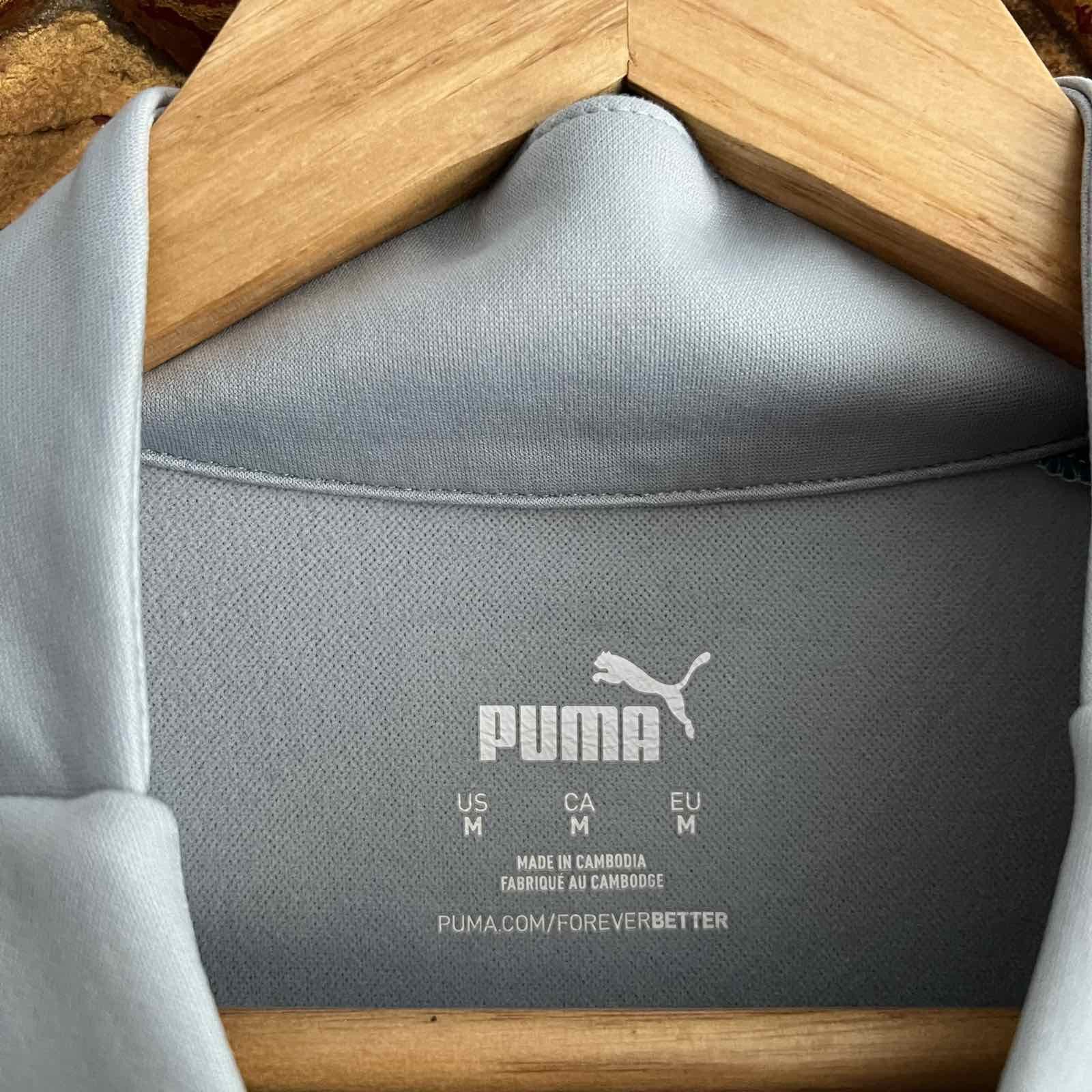 Puma Puma Manchester City Gray Soccer Long Sleeve T-Shirt Jersey Size US M / EU 48-50 / 2 - 5 Thumbnail
