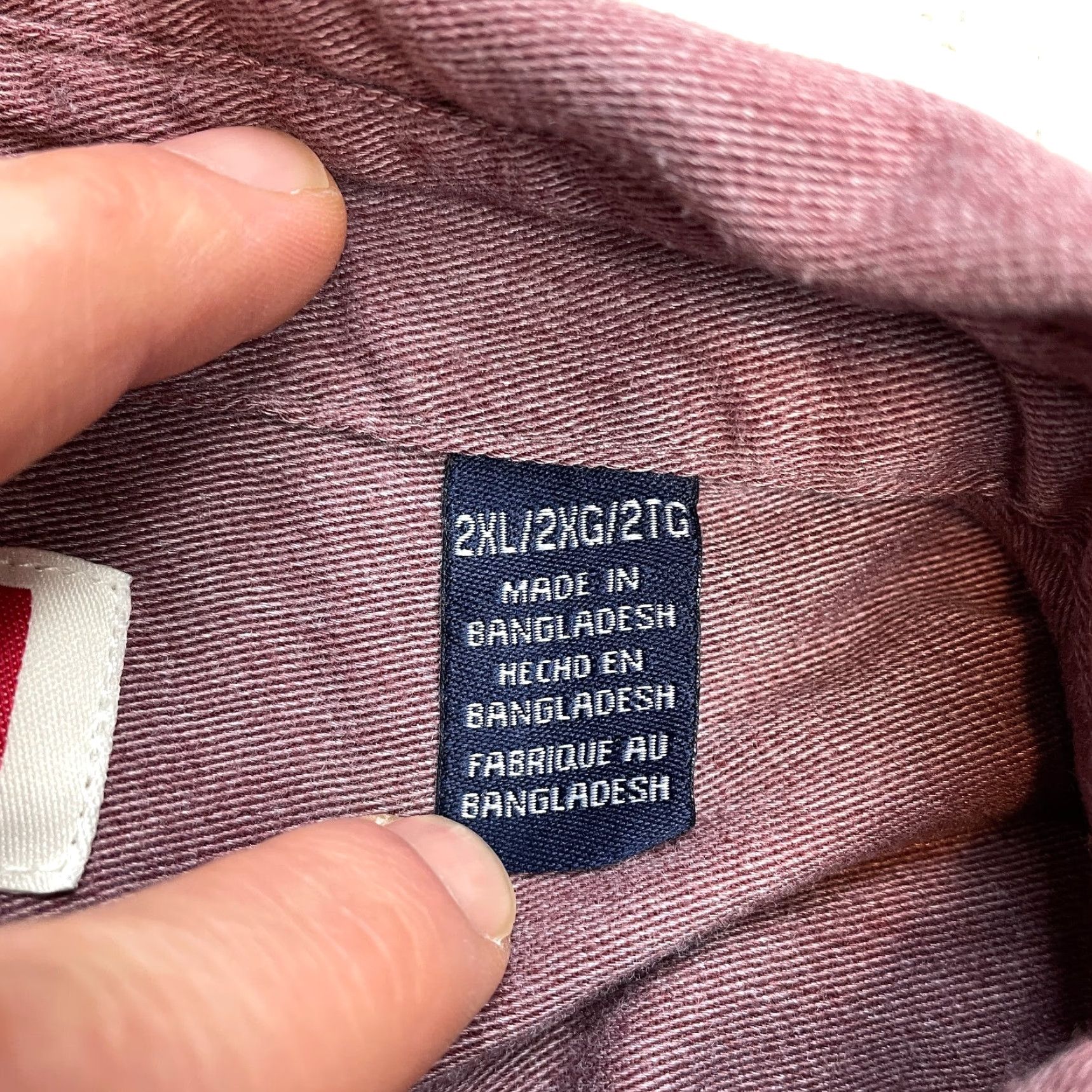 Wrangler VINTAGE Wrangler Shirt Mens 2XL Dark Red Short Sleeve Button Up Solid Cotton Pockets Button-Front Casual Mens Size US XXL / EU 58 / 5 - 4 Thumbnail