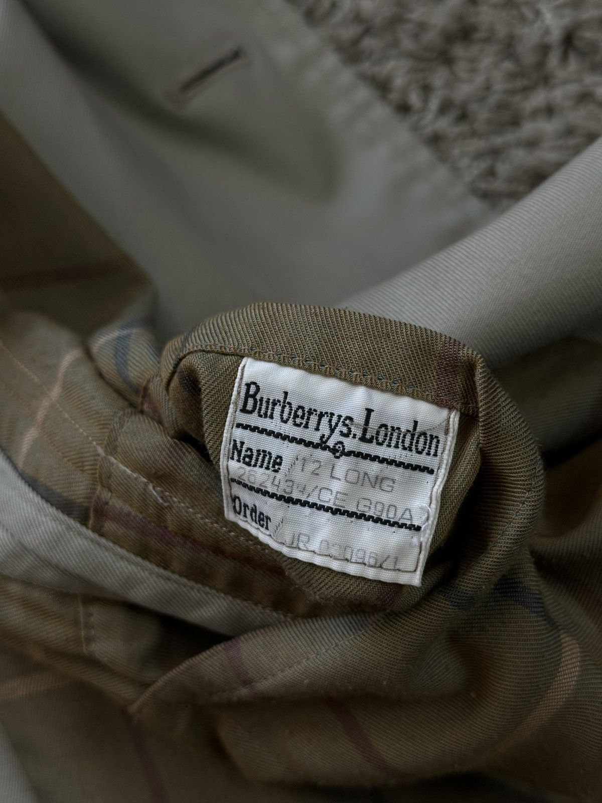 Burberry × Vintage Vintage trench coat Burberry original luxury streetwear item Size M / US 6-8 / IT 42-44 - 4 Thumbnail