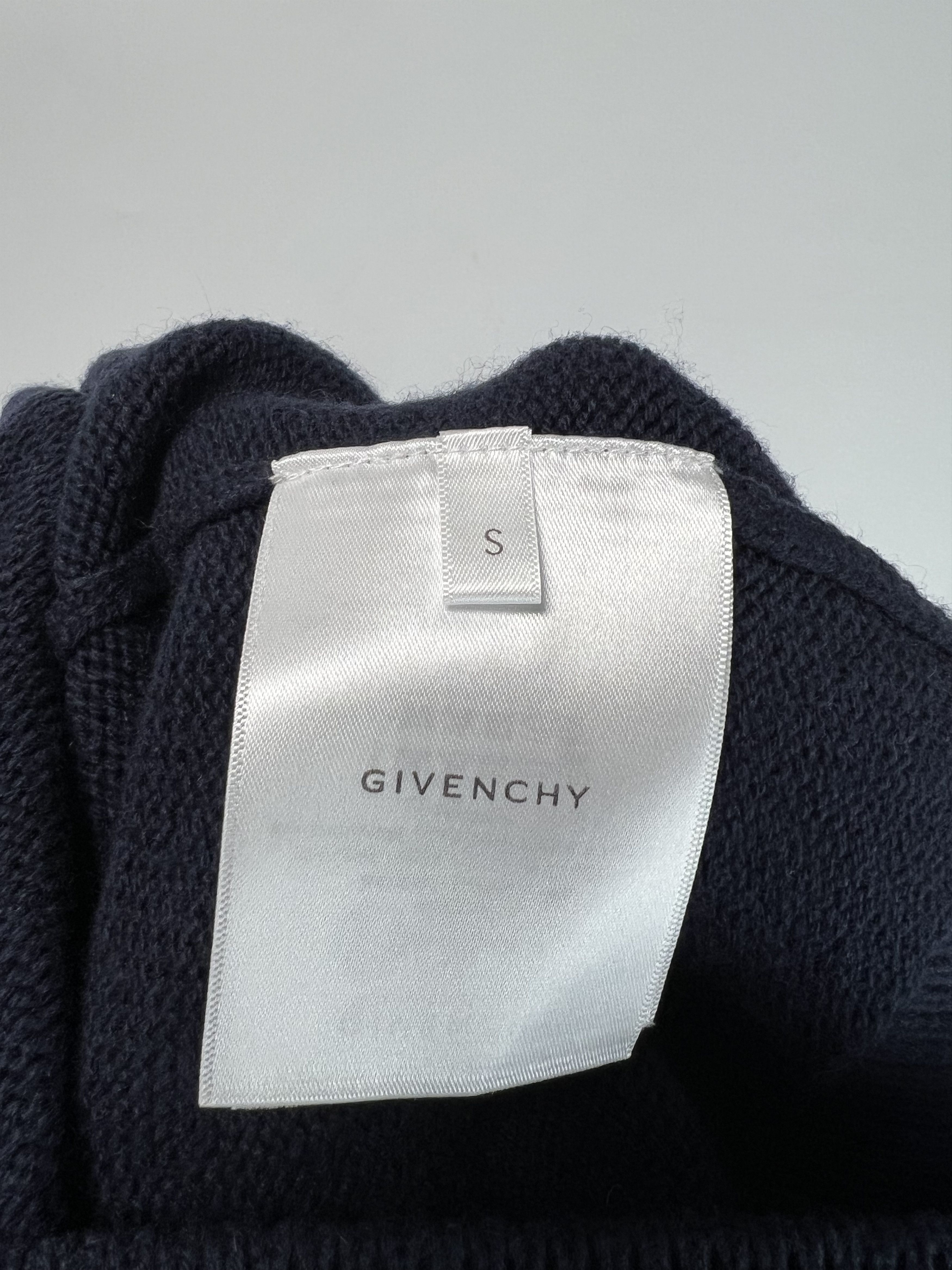 Givenchy Givenchy Wool Cashmere Crew Neck Knit Sweater Big Logo Size US S / EU 44-46 / 1 - 14 Thumbnail