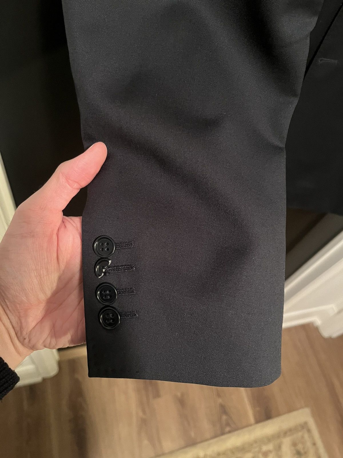 Canali Canali Navy Blazer 44L Size 44L - 4 Thumbnail