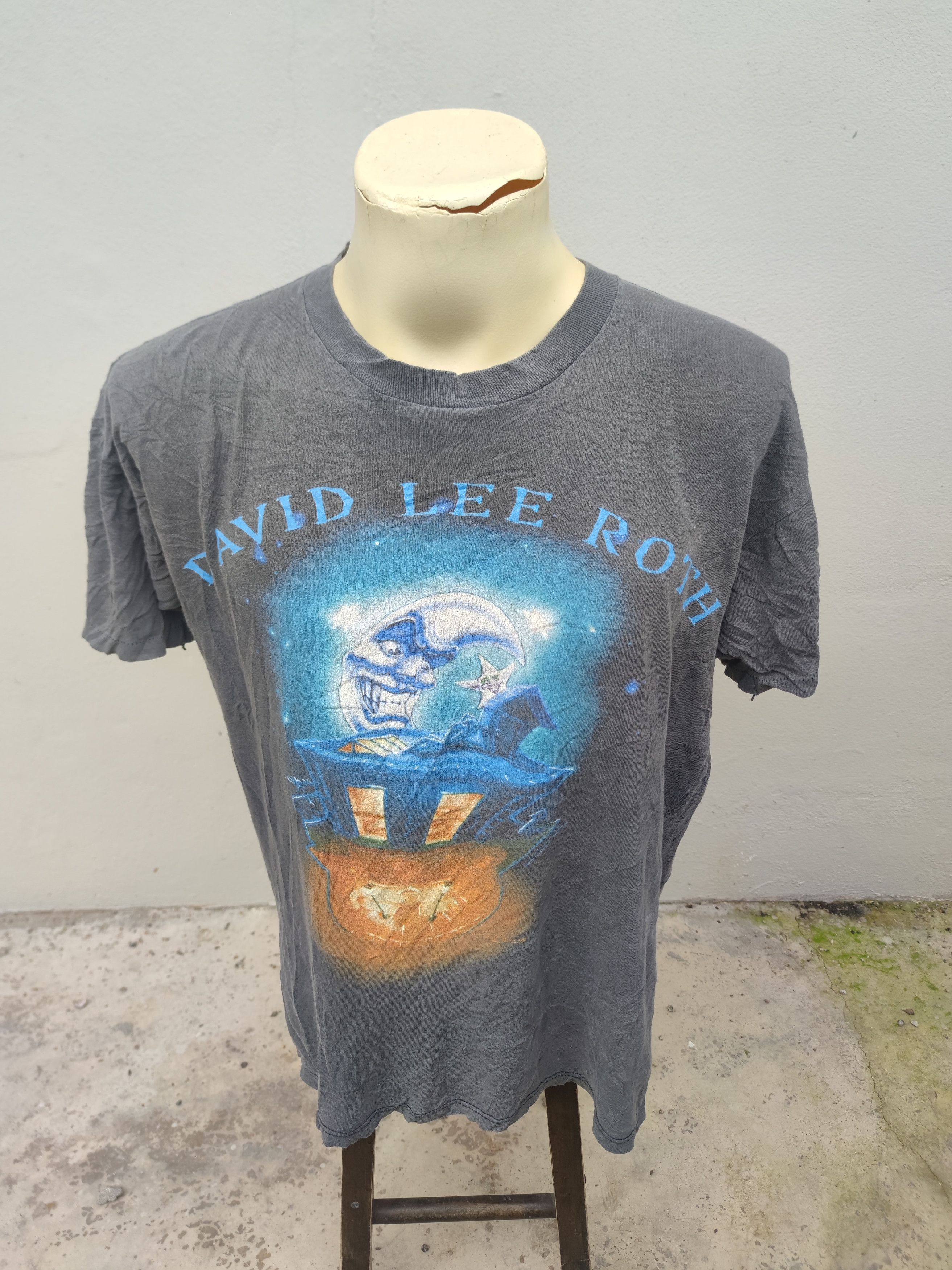 Band Tees Vintage 1994 David Lee Roth The Entire World Tour Tee Size US L / EU 52-54 / 3 - 3 Thumbnail