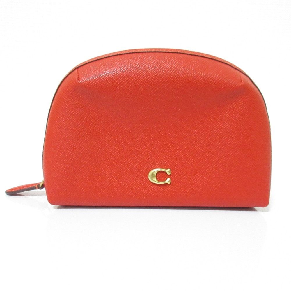 Coach Coach Coach JULIENNE Leather Cosmetic Case Leather Vanity Bag C3489 DUTY FREE for USA Size ONE SIZE - 1 Thumbnail