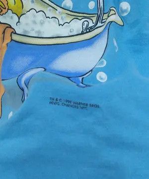 Vintage ​VINTAGE 1998 Looney Tunes Tweety Bird In Bathtub T-Shirt Size US M / EU 48-50 / 2 - 7 Thumbnail
