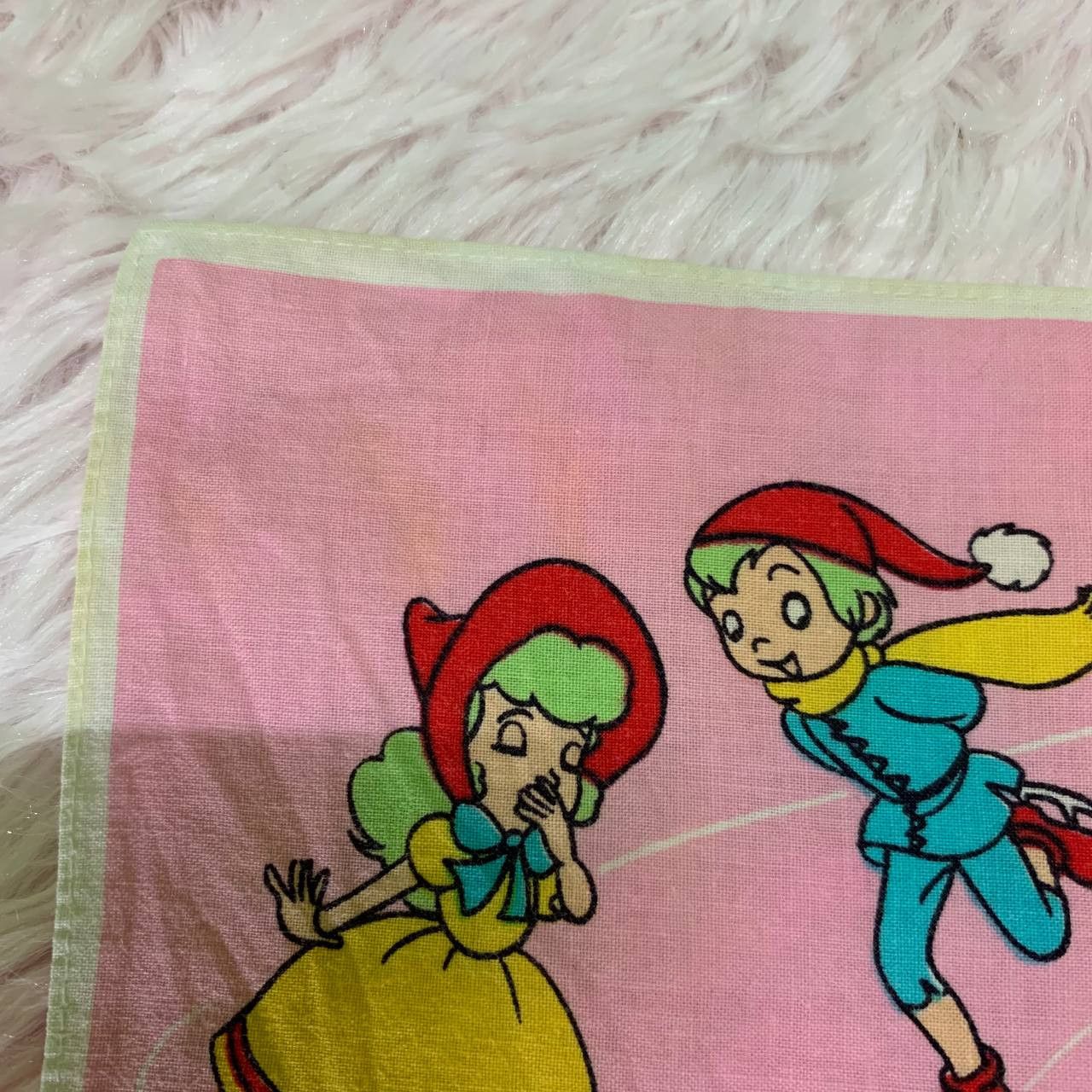 Japanese Brand × Vintage RARE Vintage kashi no ki mokku Pinocchio 1972 Handkerchief Size ONE SIZE - 4 Thumbnail