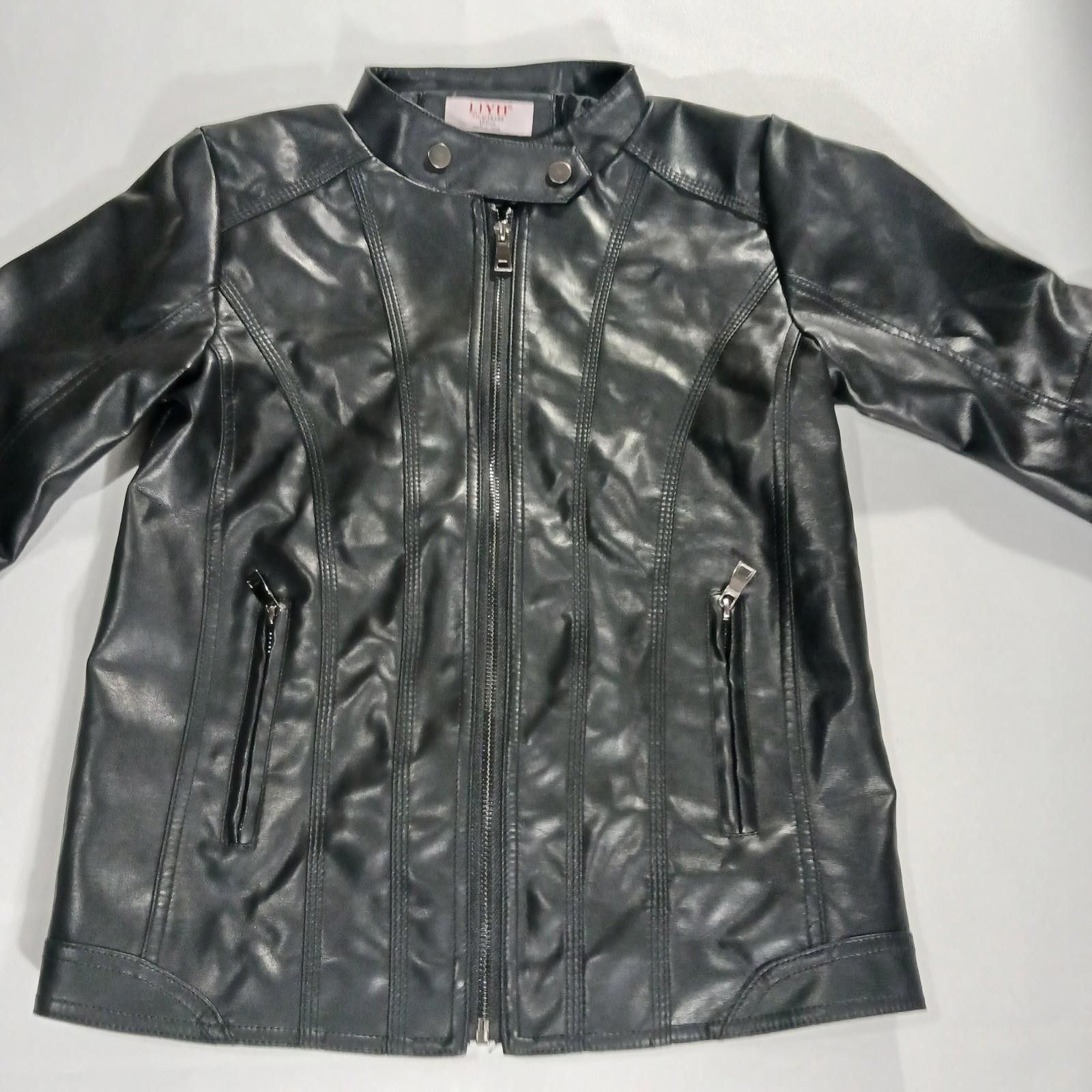 Other LJYH Jacket Women's Faux Leather Pleated Elbow T11-12 Black Size ONE SIZE - 12 Thumbnail