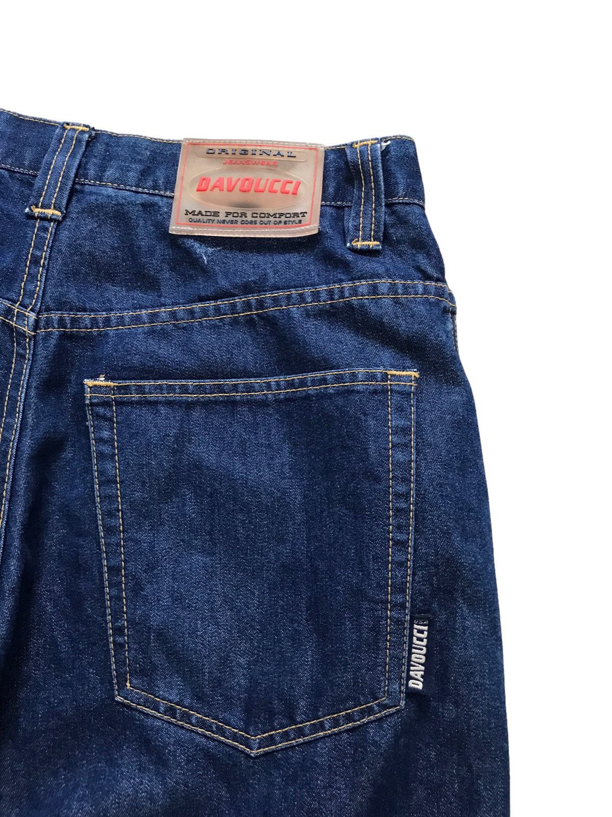 JNCO Davoucci Hiphop Baggy Relaxed Loose Blue Shine Denim Jeans Size US 32 / EU 48 - 14 Thumbnail