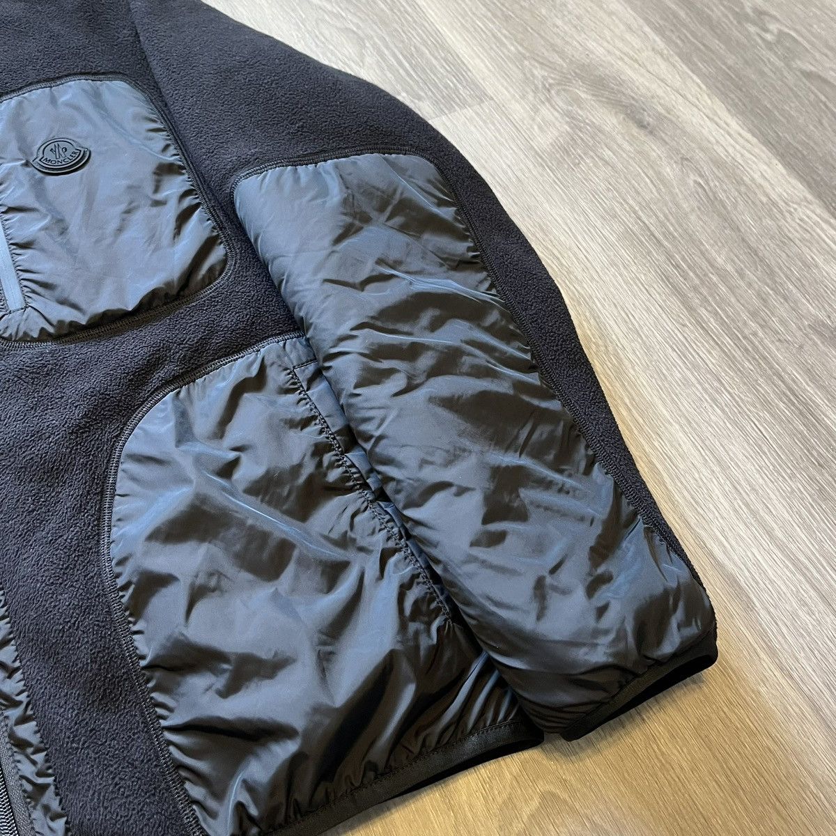 Moncler Moncler Reversible Fleece Zip Up Cardigan Jacket Size Medium Size US M / EU 48-50 / 2 - 16 Thumbnail