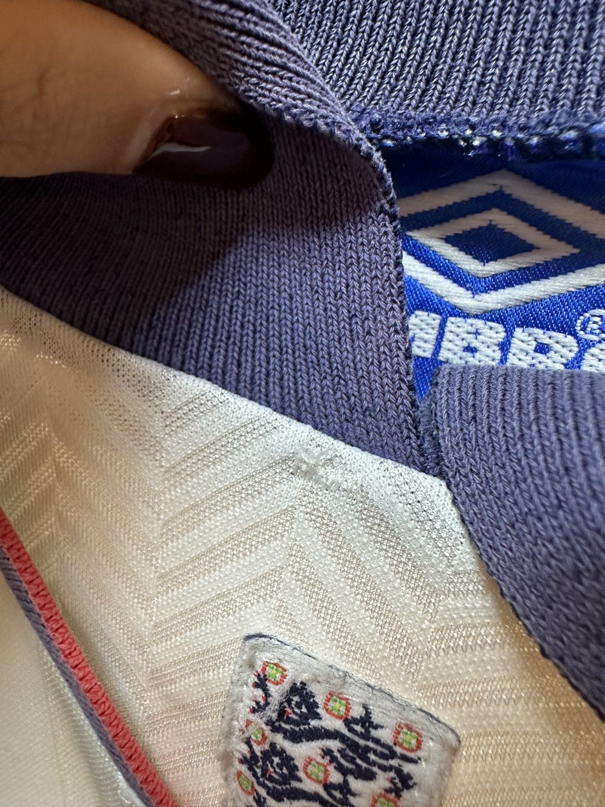 Umbro Vintage 1994 England Home Kit Size US L / EU 52-54 / 3 - 15 Thumbnail