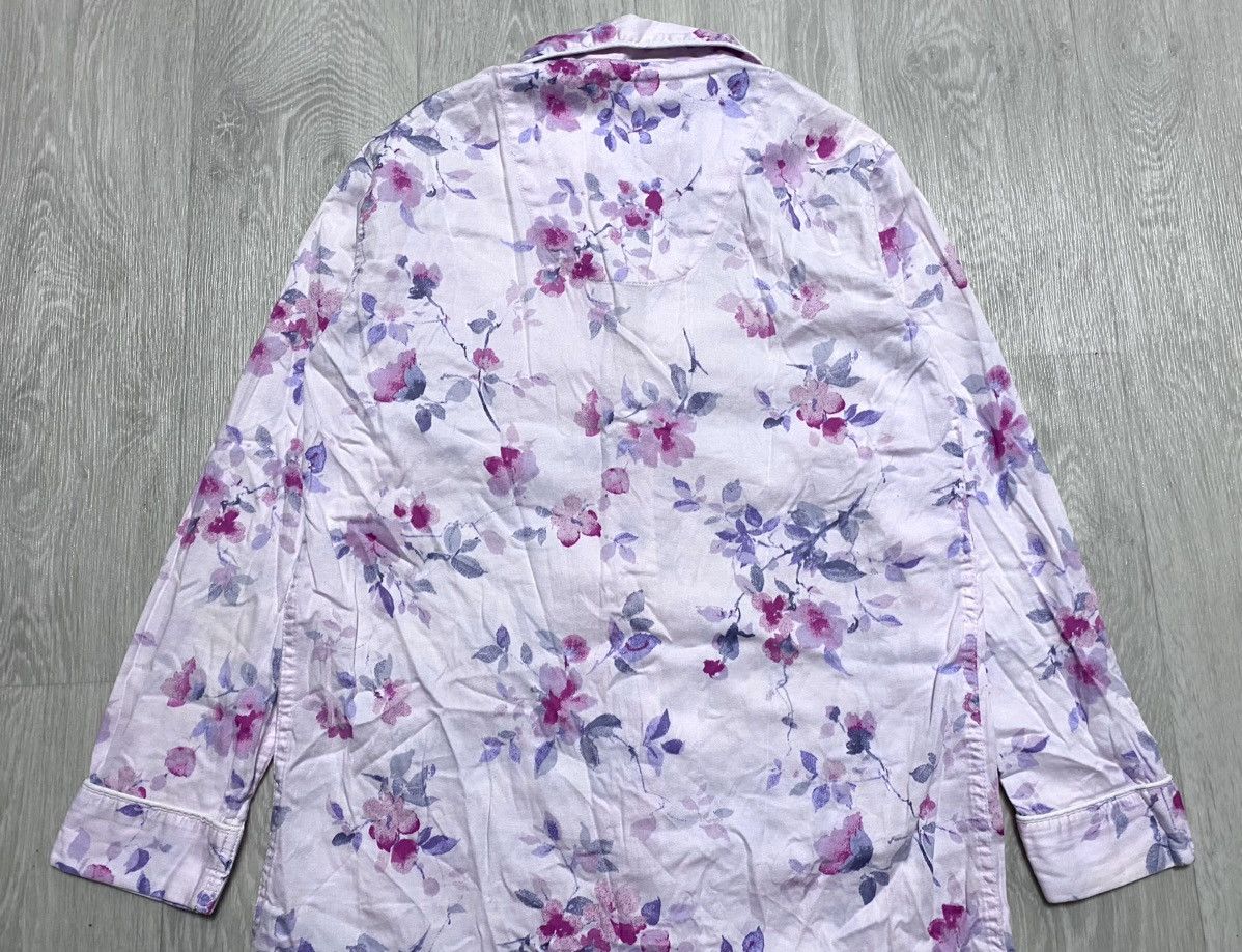 Lauren Ralph Lauren Vintage Ralph Lauren Floral Flower Print Long Shirt Dress Size XS / US 0-2 / IT 36-38 - 8 Thumbnail
