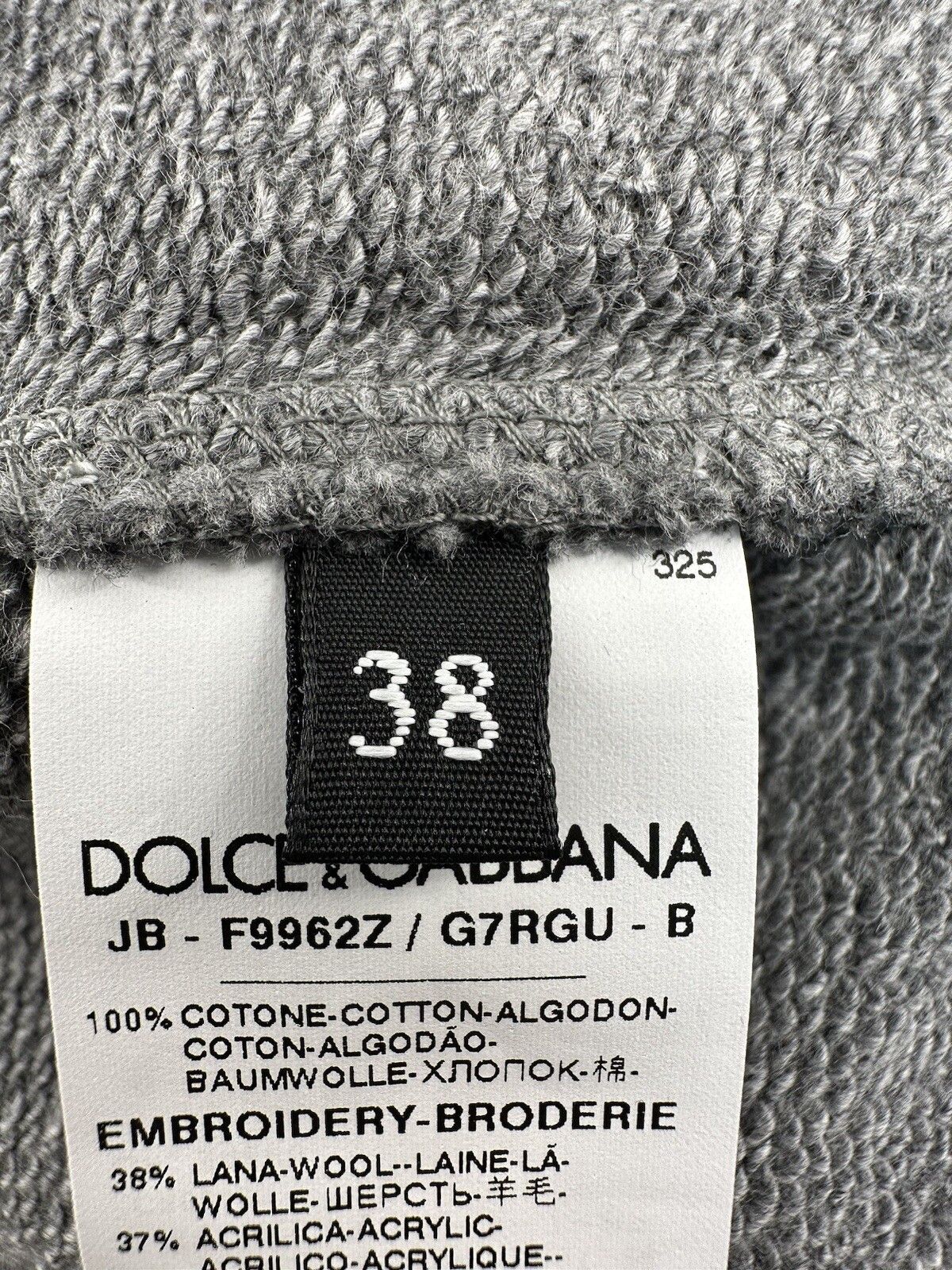 Dolce & Gabbana New Dolce & Gabbana Sweatshirt Size-IT-38 / S Size XS / US 0-2 / IT 36-38 - 8 Thumbnail