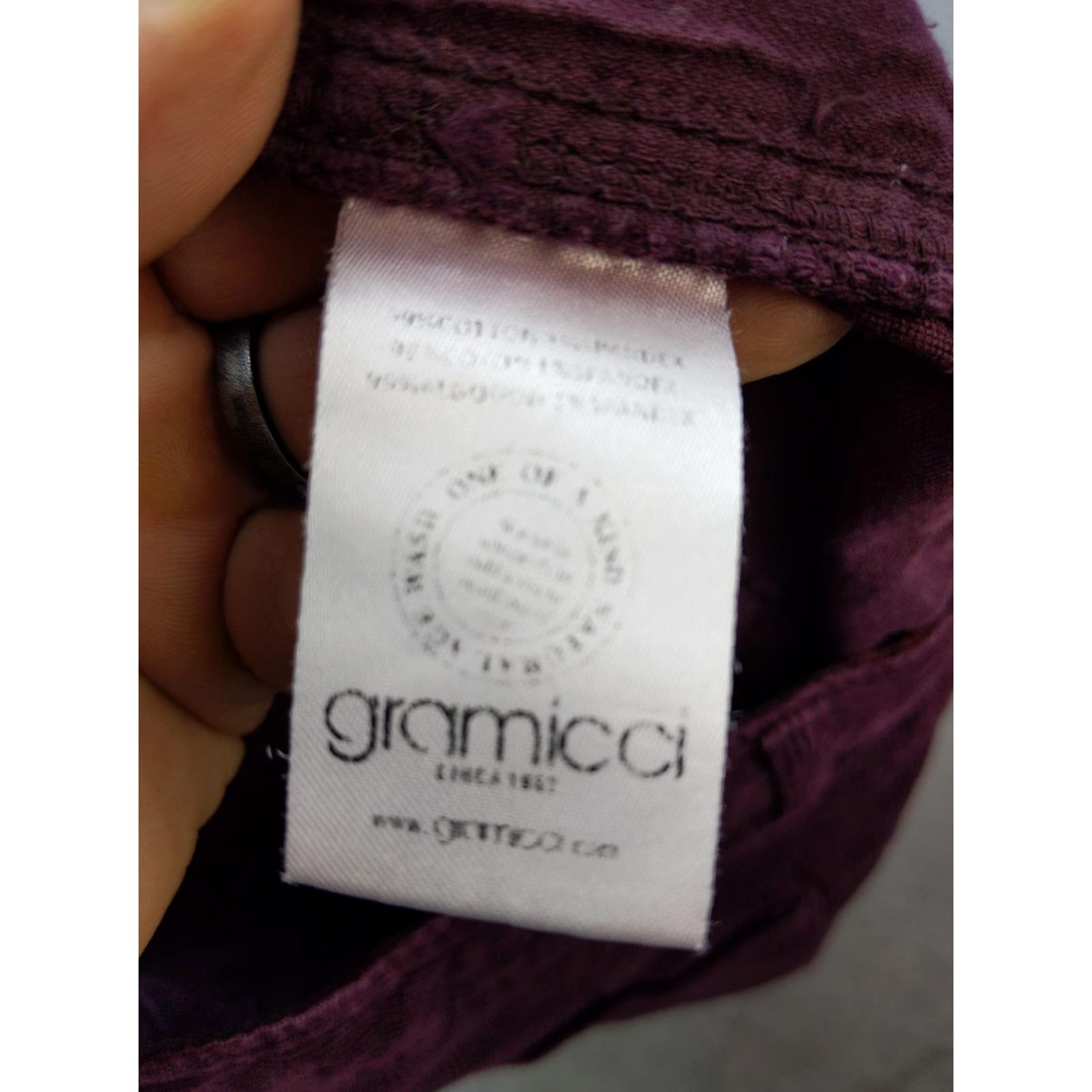 Gramicci Gramicci Skirt Womens 8 Purple Corduroy Short Pockets Casual Size 30" / US 8 / IT 44 - 3 Thumbnail