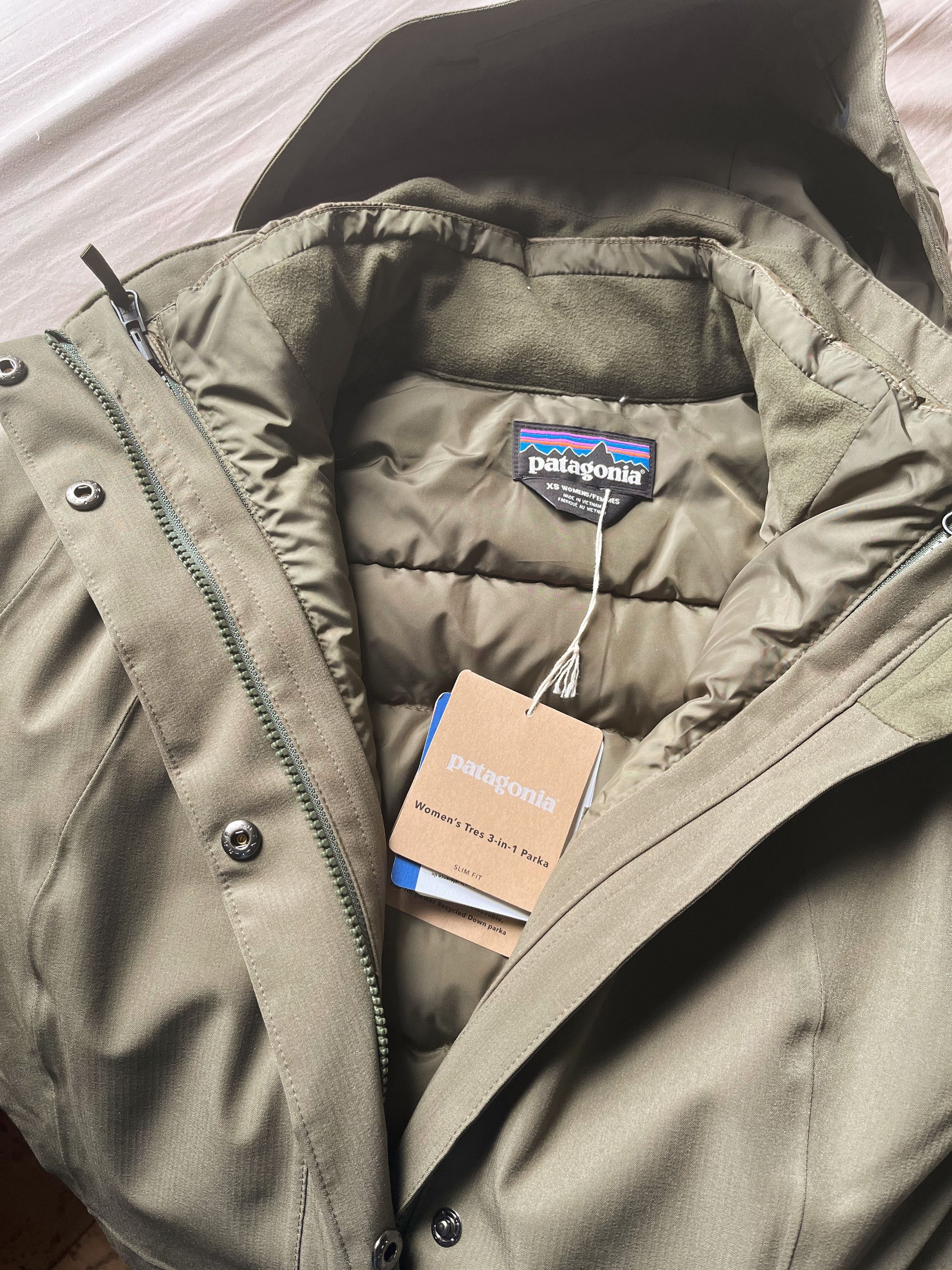 Patagonia Tres 3-in-1 Parka | Style No. 28409 Size XS / US 0-2 / IT 36-38 - 6 Thumbnail