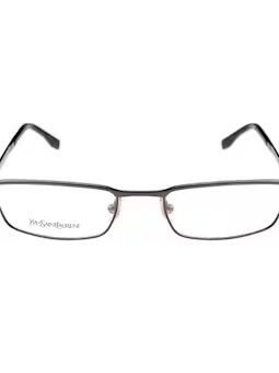 Yves Saint Laurent Yves Saint Laurent '90s Brown Crystals Metal Glasses Size ONE SIZE - 3 Thumbnail