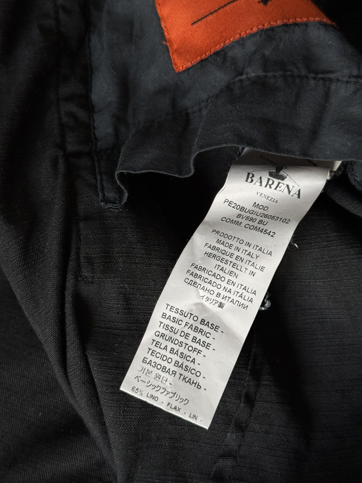 Barena Barena Venezia Garment-Dyed Linen blend twill Blazer Size 40R - 15 Thumbnail