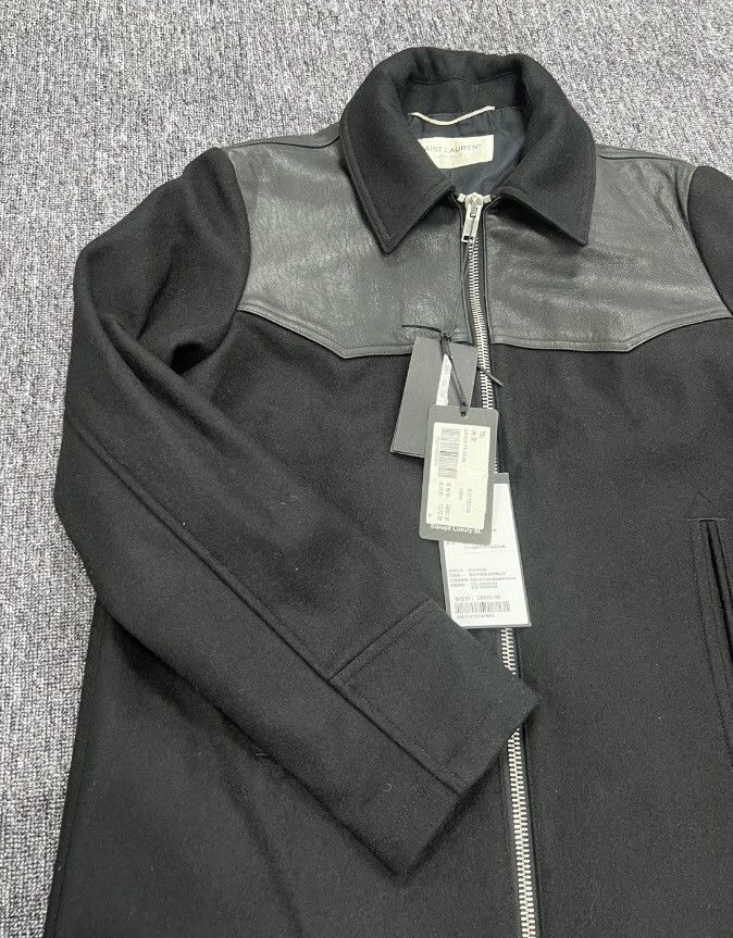 Saint Laurent Paris × Yves Saint Laurent Saint Laurent Paris 2013 leather patchwork jacket Size US M / EU 48-50 / 2 - 2 Thumbnail