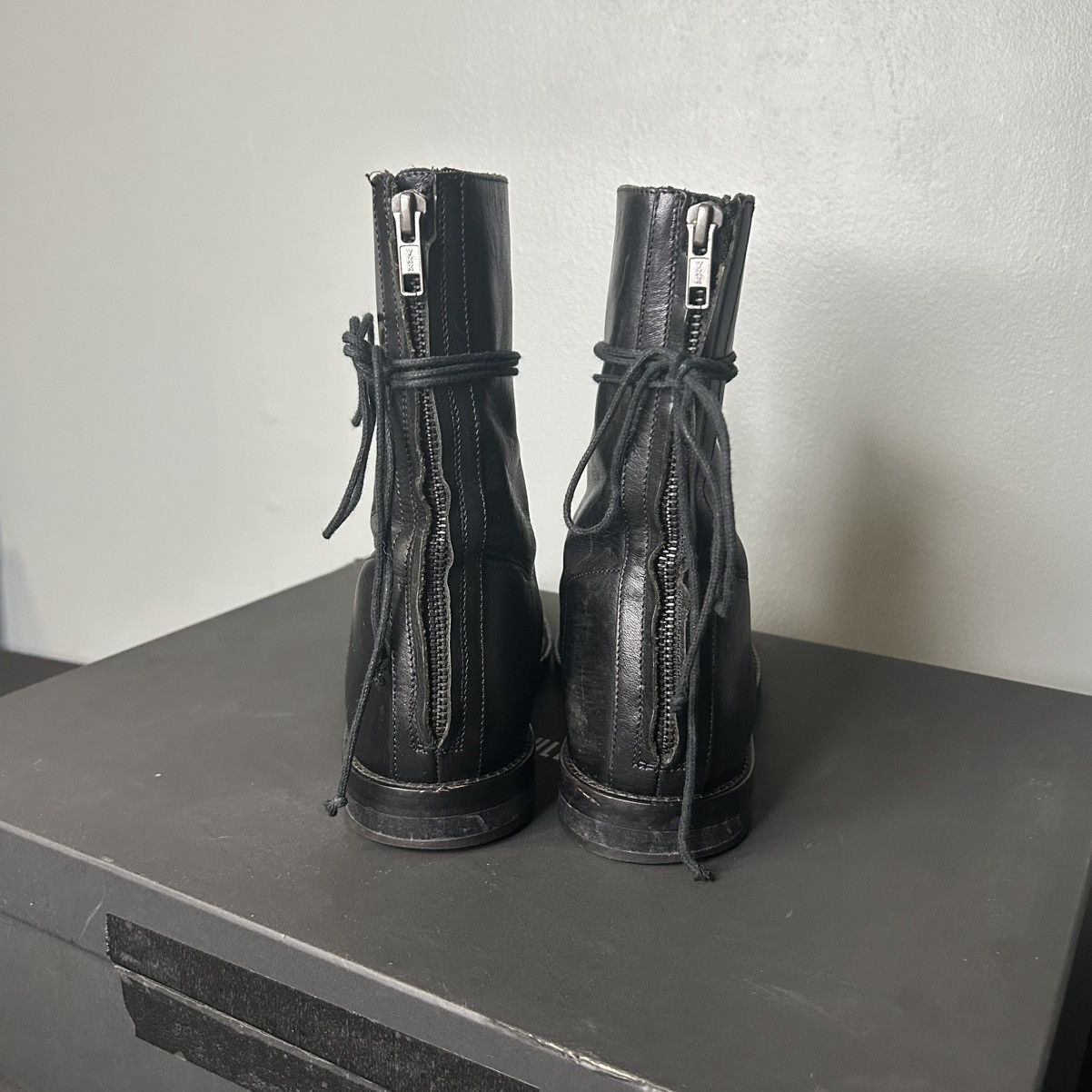 Ann Demeulemeester Ann Demeulemeester - Lace Up Oxford Boots Size US 5 / IT 35 - 3 Thumbnail